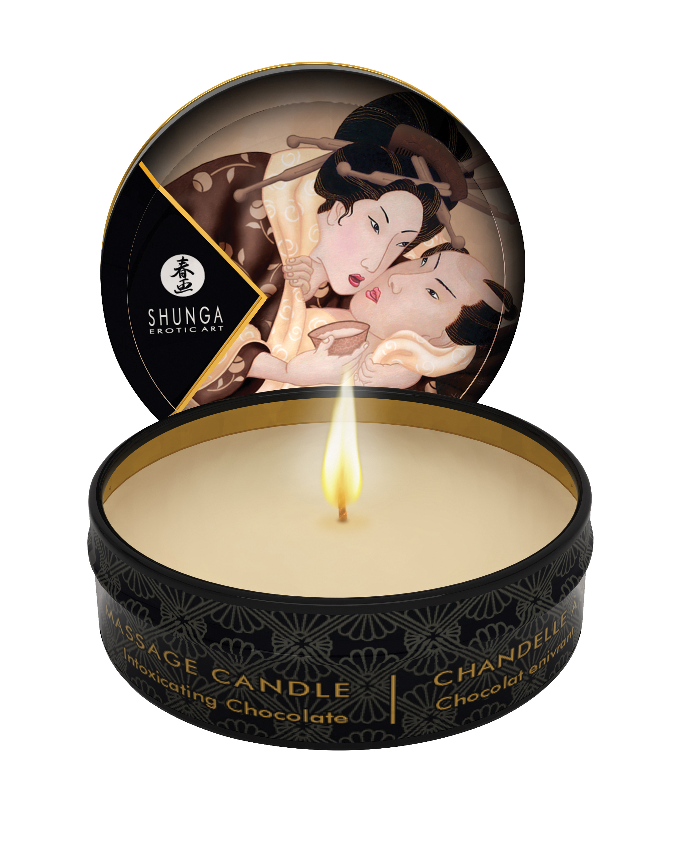 SHUNGA Massage Candle Excitation/Intoxicating Chocolate 30ml, 6 pcs