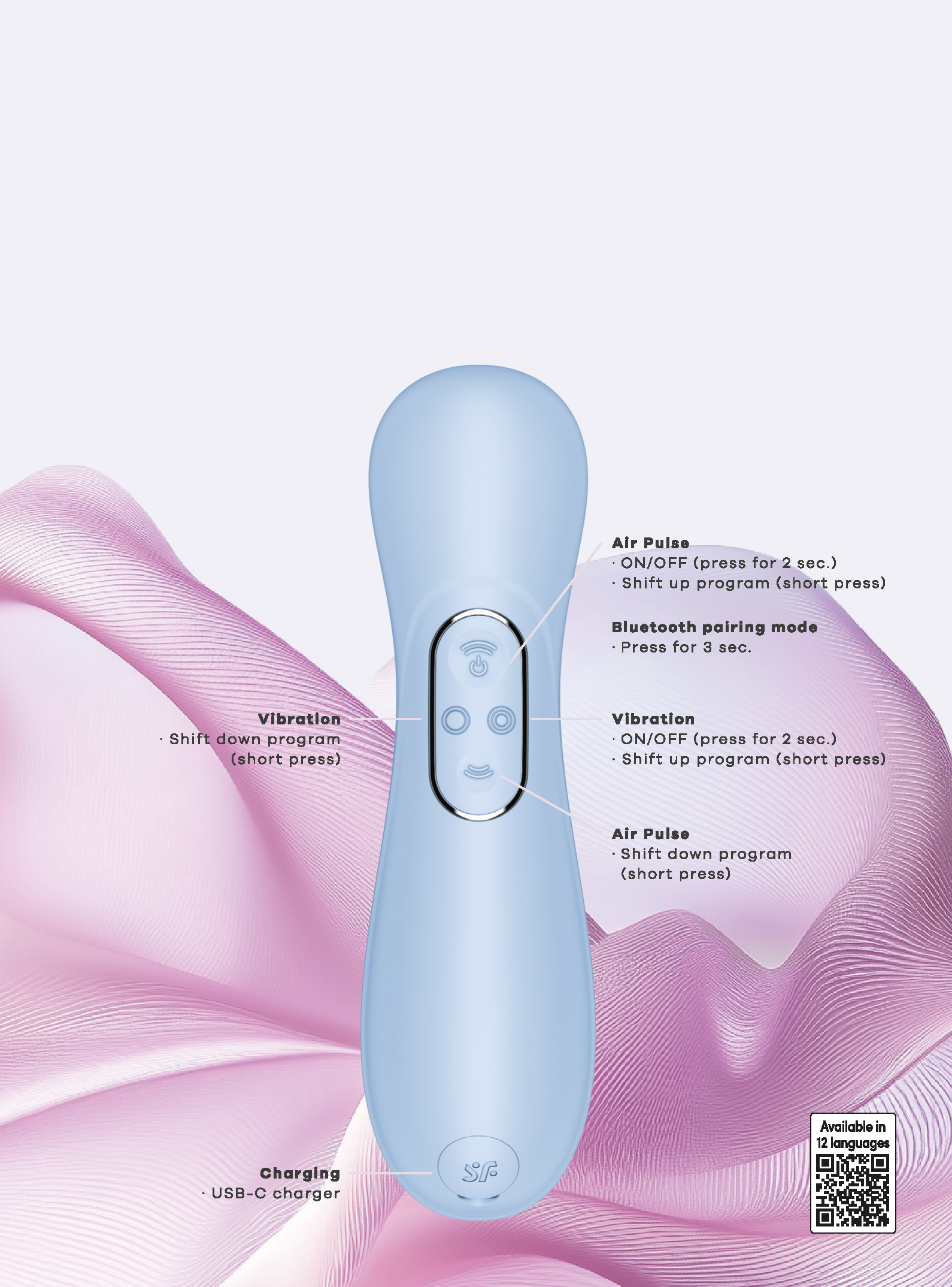 SATISFYER Pro 2 Generation 4 serene blue