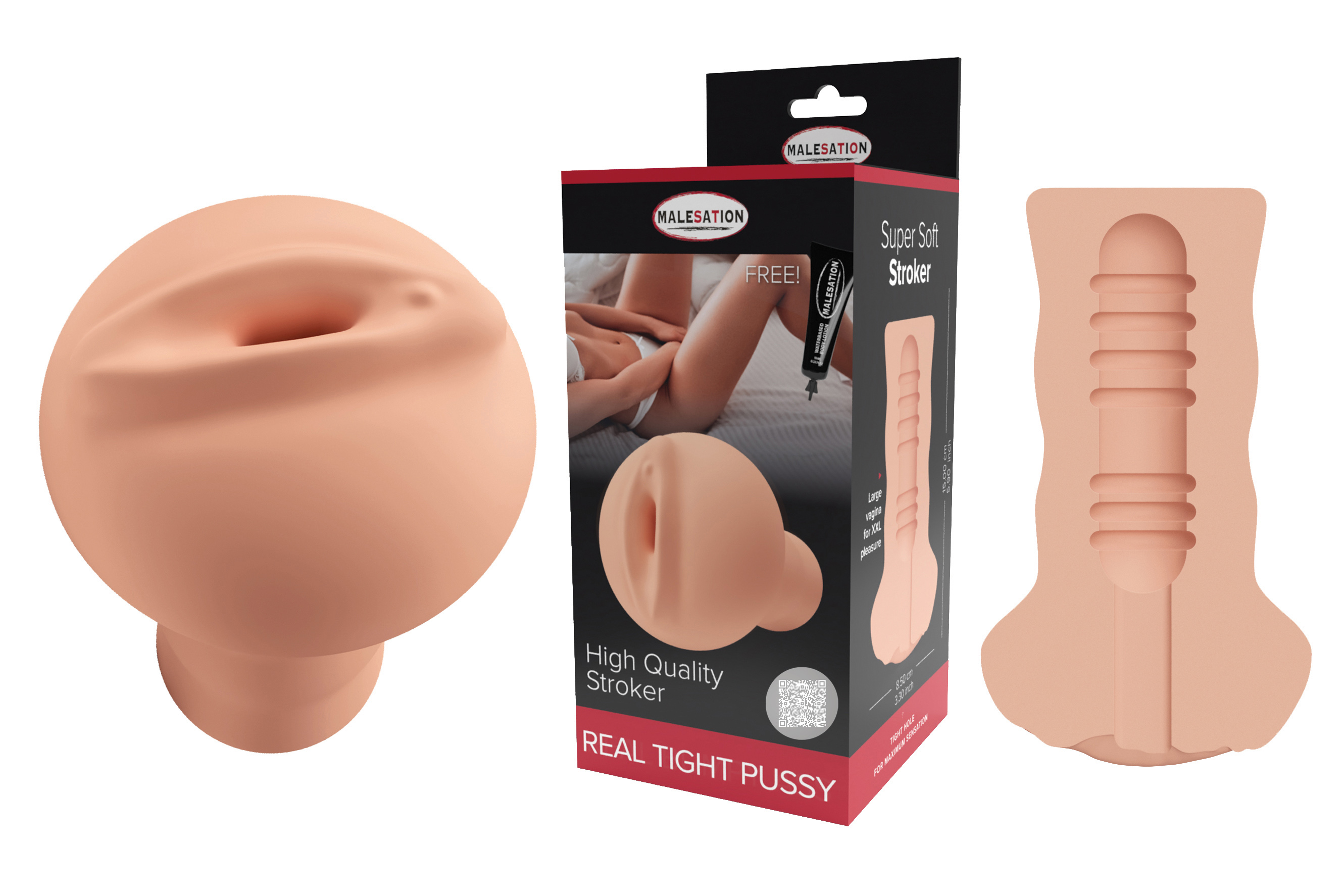 MALESATION Masturbator Real Tight Pussy Stroker