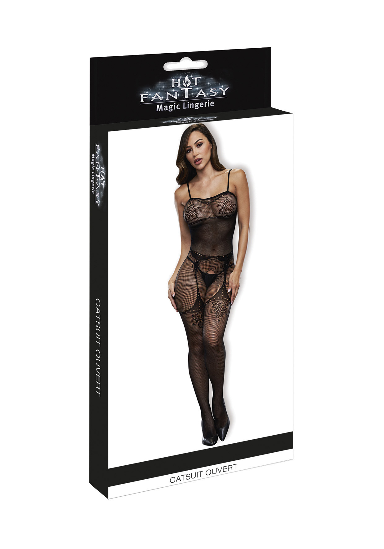 HOT FANTASY Lingerie Crotchless Bodystocking