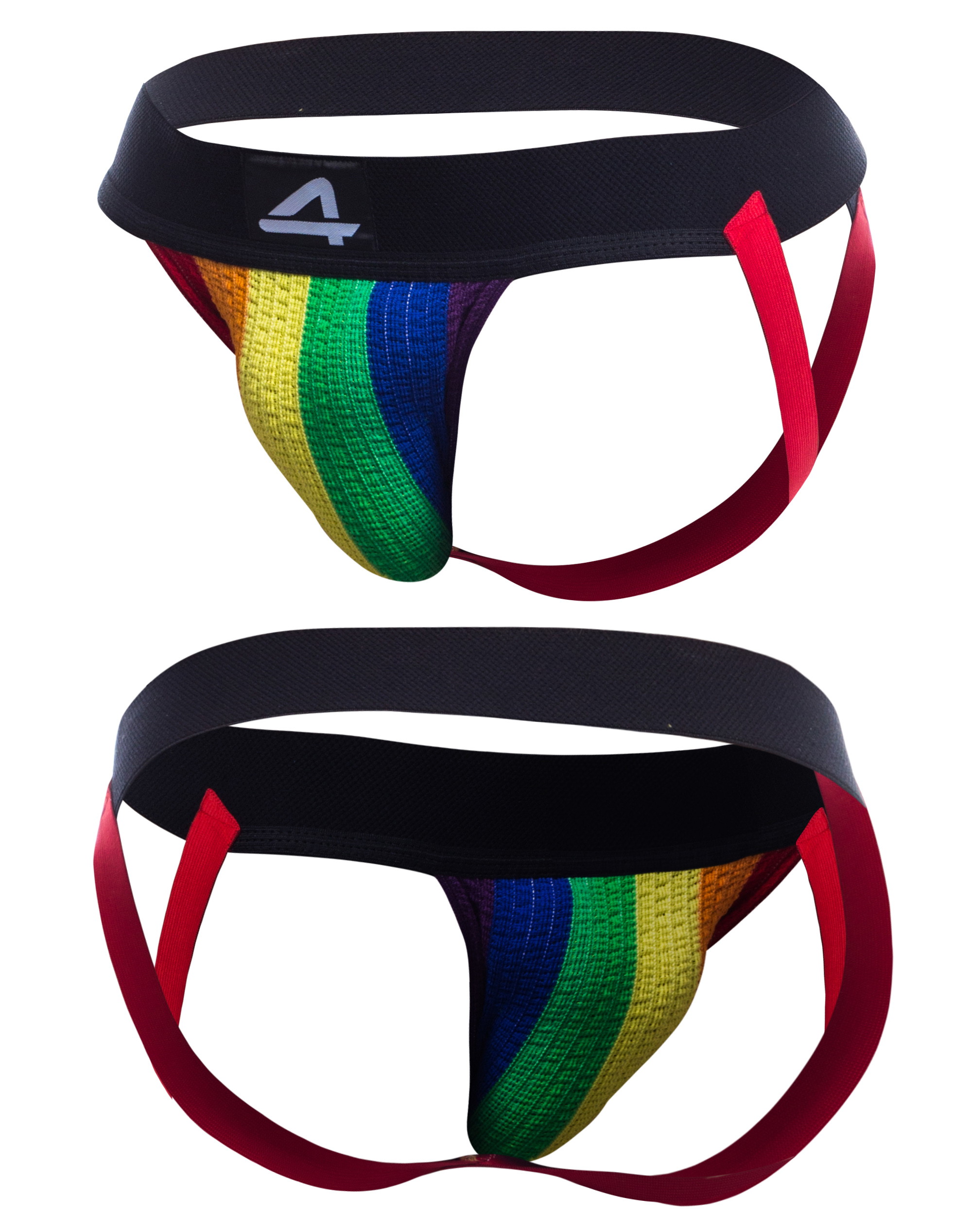 *C4M Jockstrap Stripe Pride M