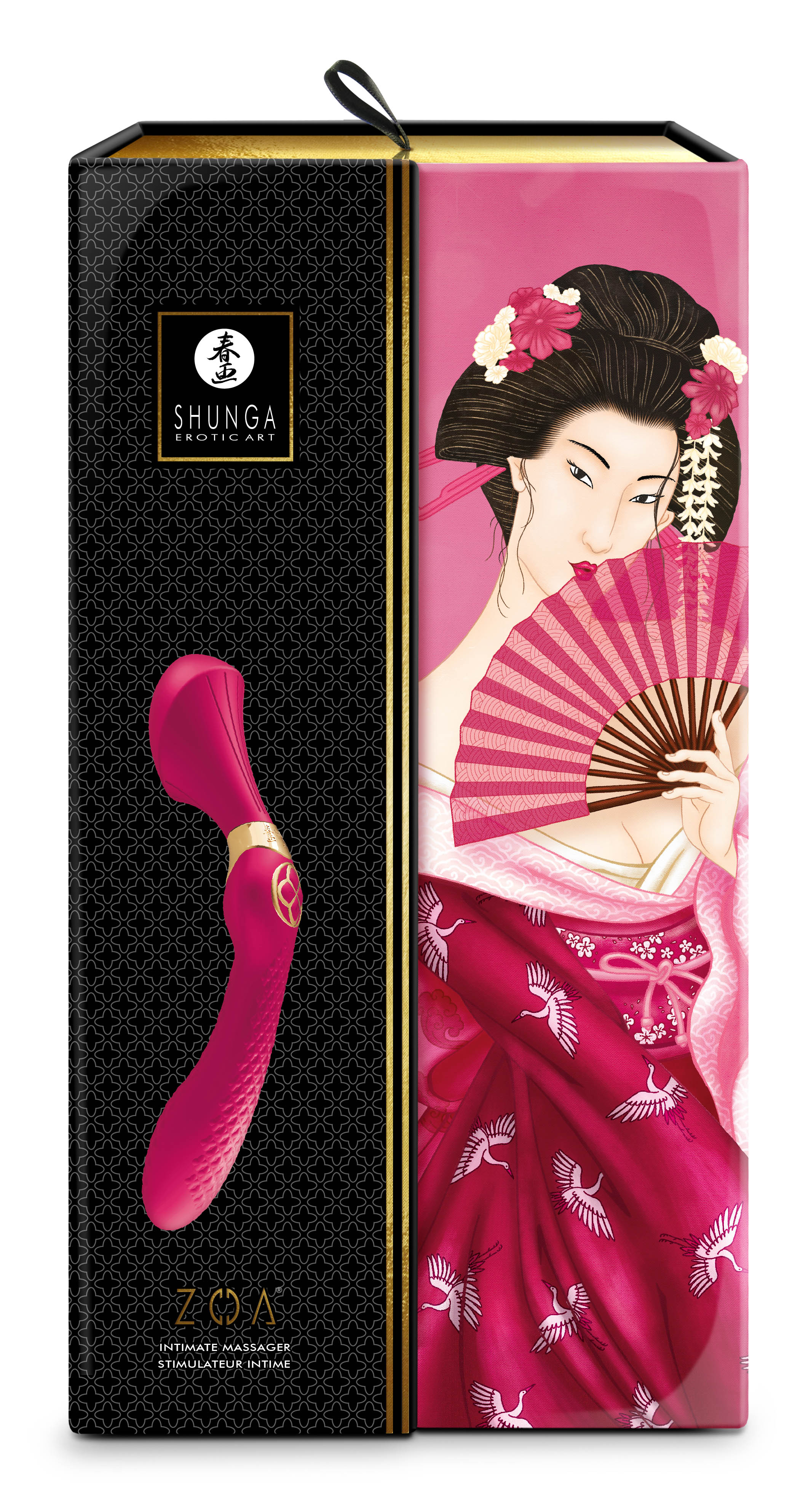 Shunga - ZOA - Intimate massager raspberry