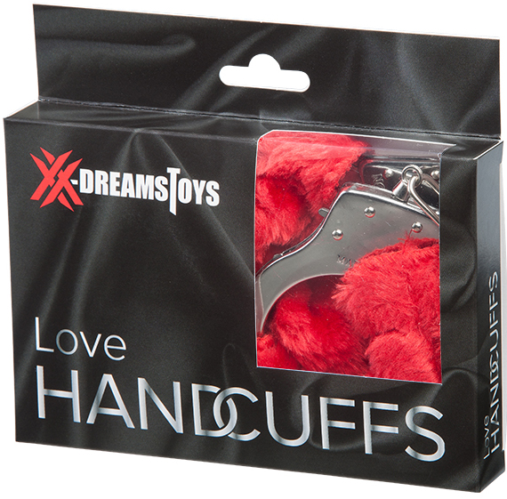 XXdreamSToys Liebes-Handschellen m. Plüsch rot