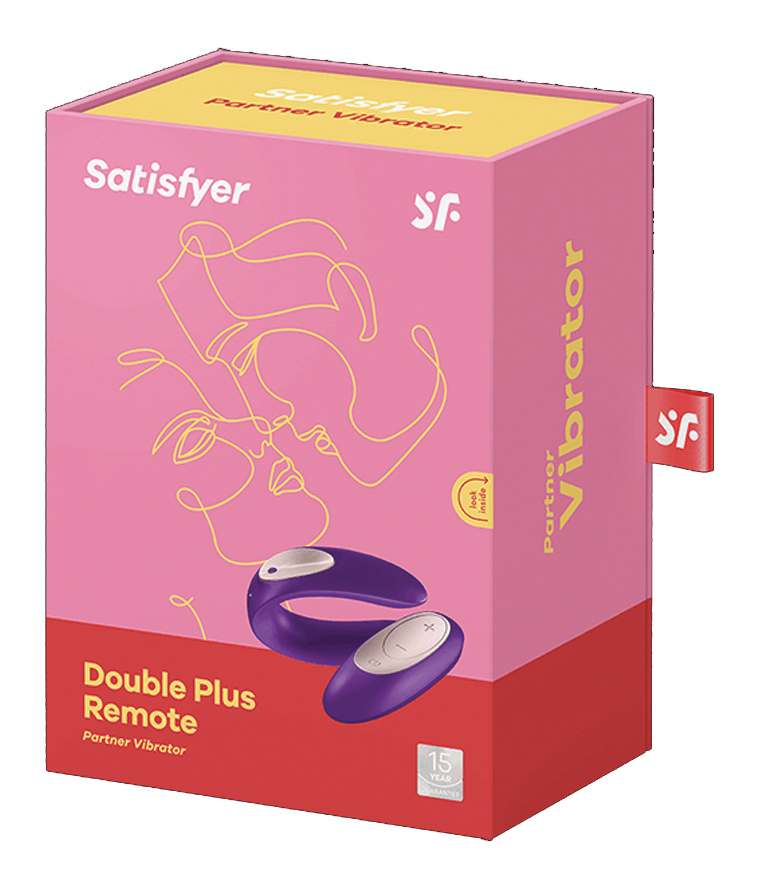 SATISFYER Partner Double Plus Remote Control purple