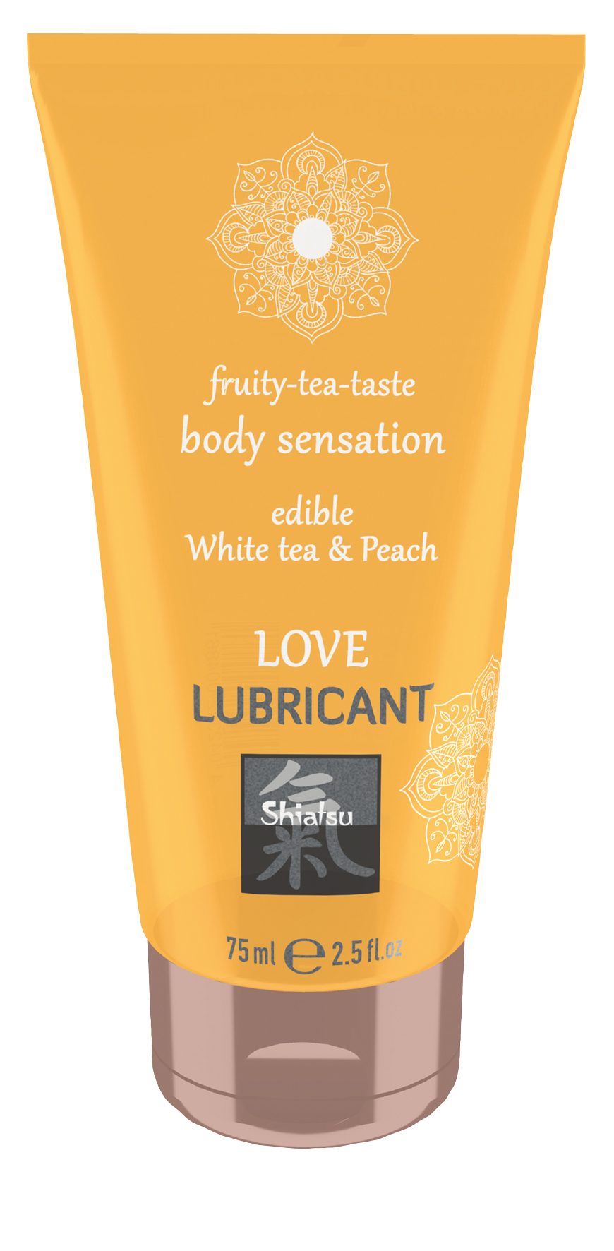 SHIATSU Edible Love lubricant White Tea & Peach 75ml