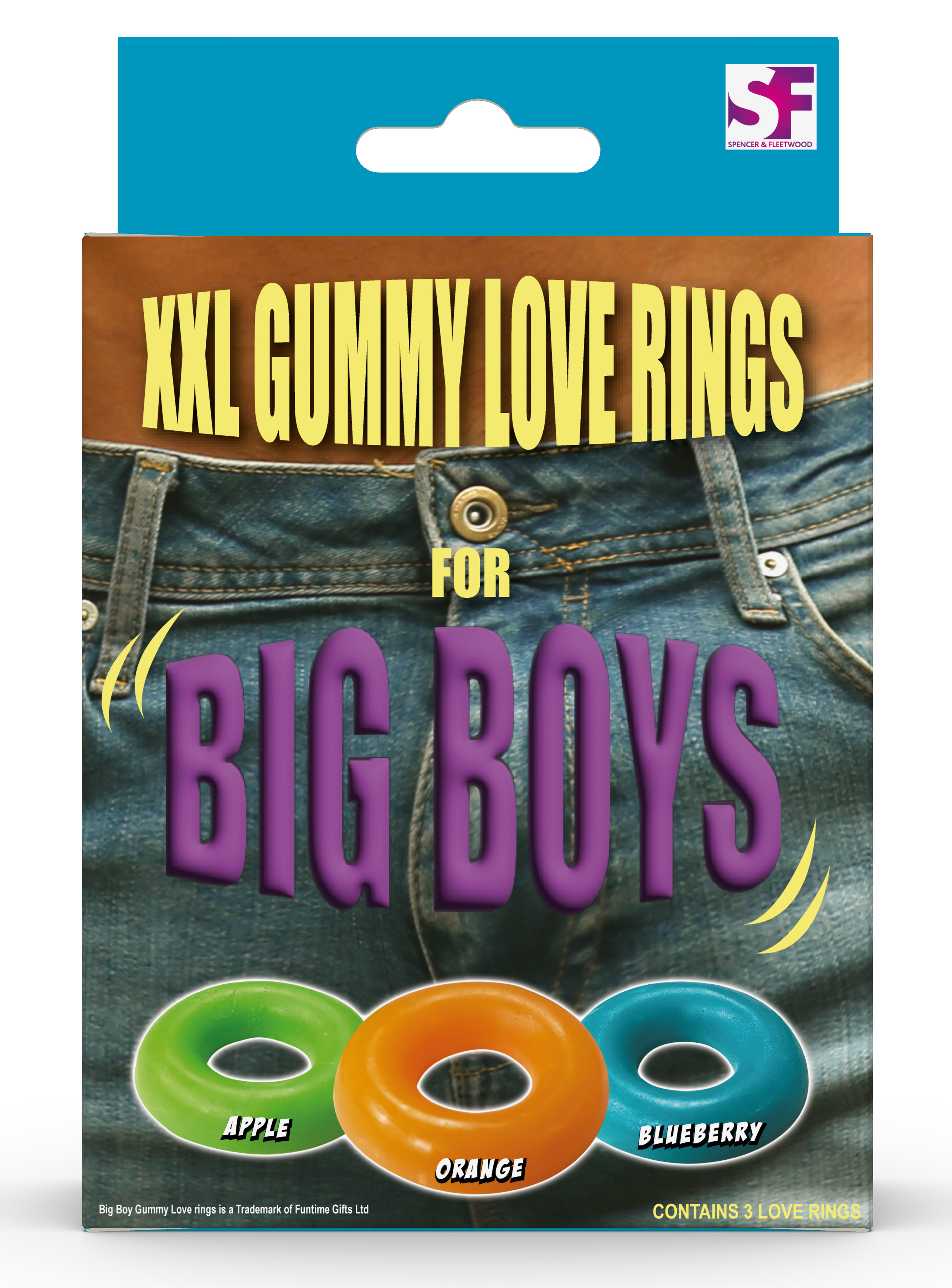 Big Boy Gummy Love Rings 90g