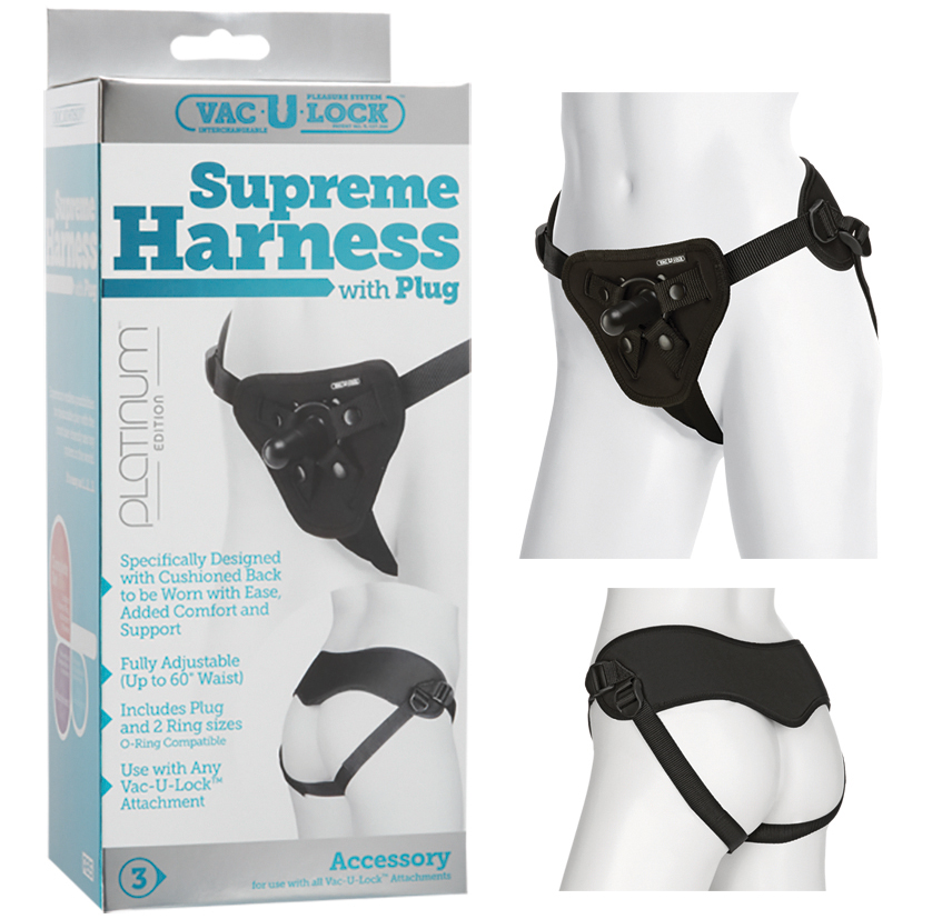 DOC JOHNSON VAC-U-LOCK Platinum Supreme Harness