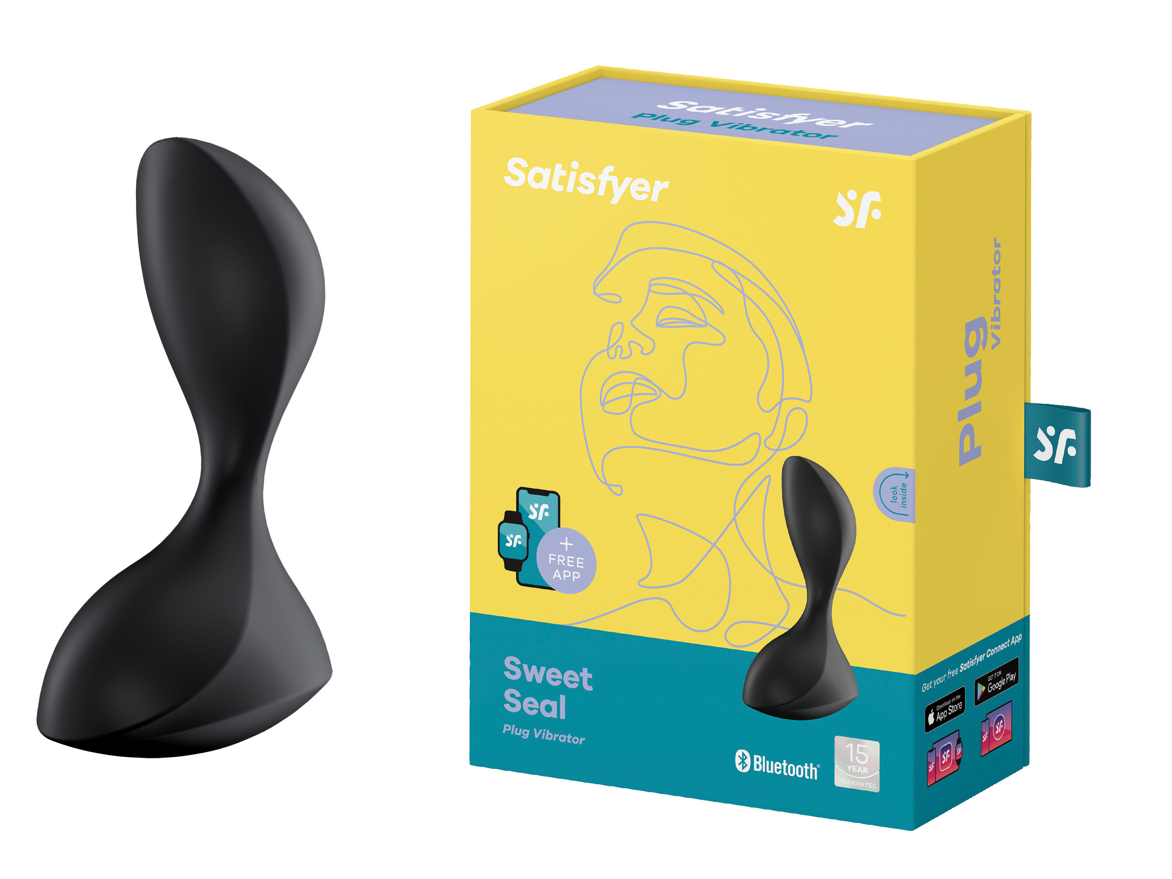 SATISFYER Sweet Seal black