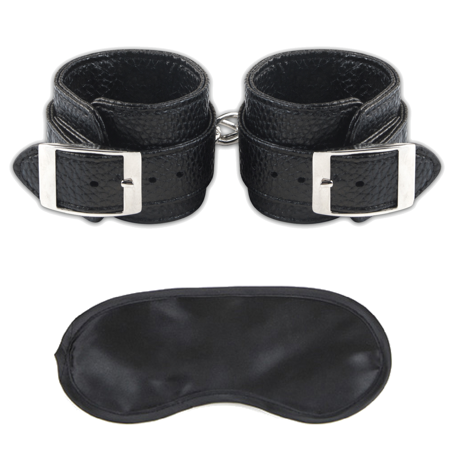 LUX FETISH Unisex Leatherette Cuffs - schwere Qualität