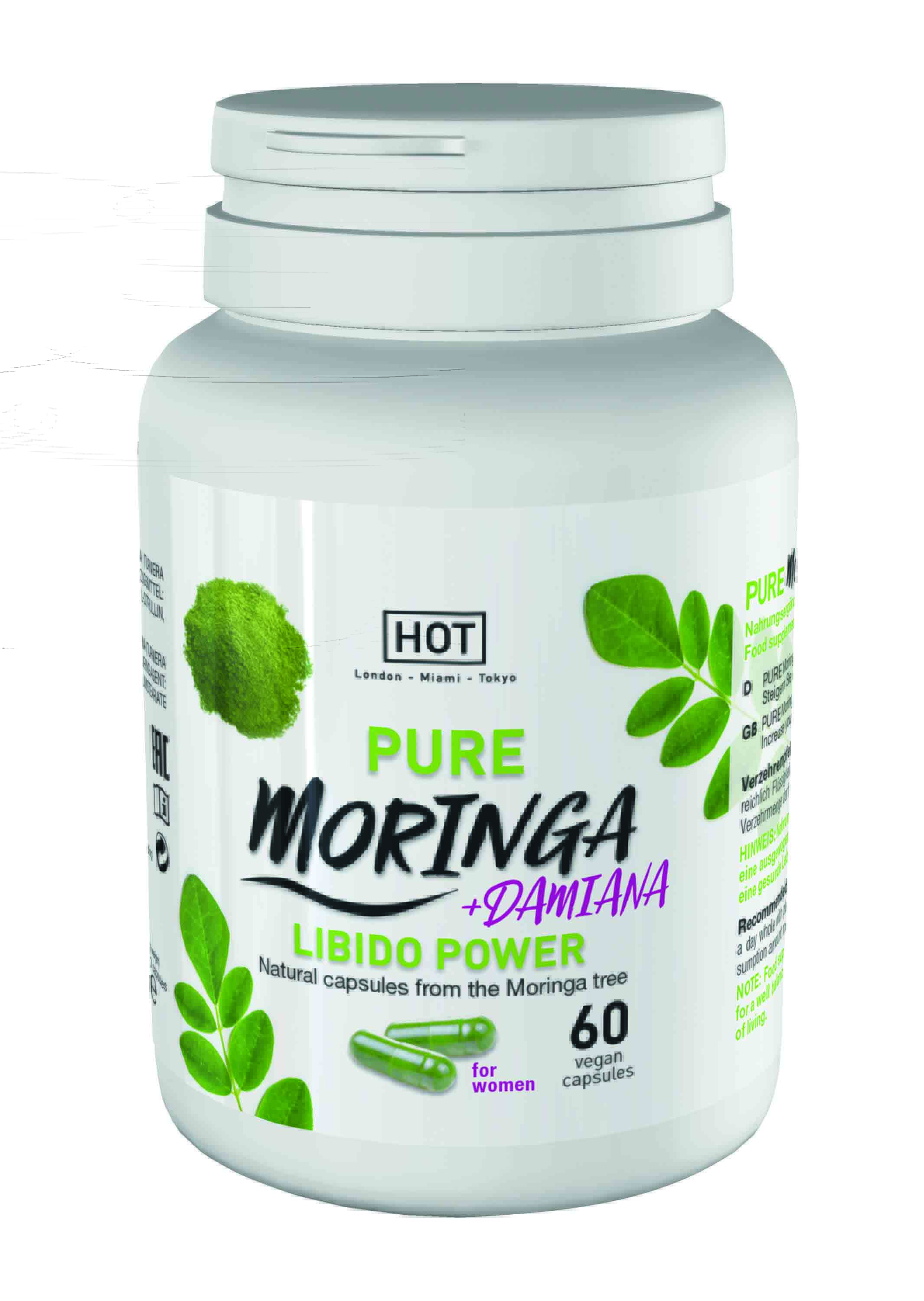 HOT BIO Moringa Libido Power Caps 60 Stk.