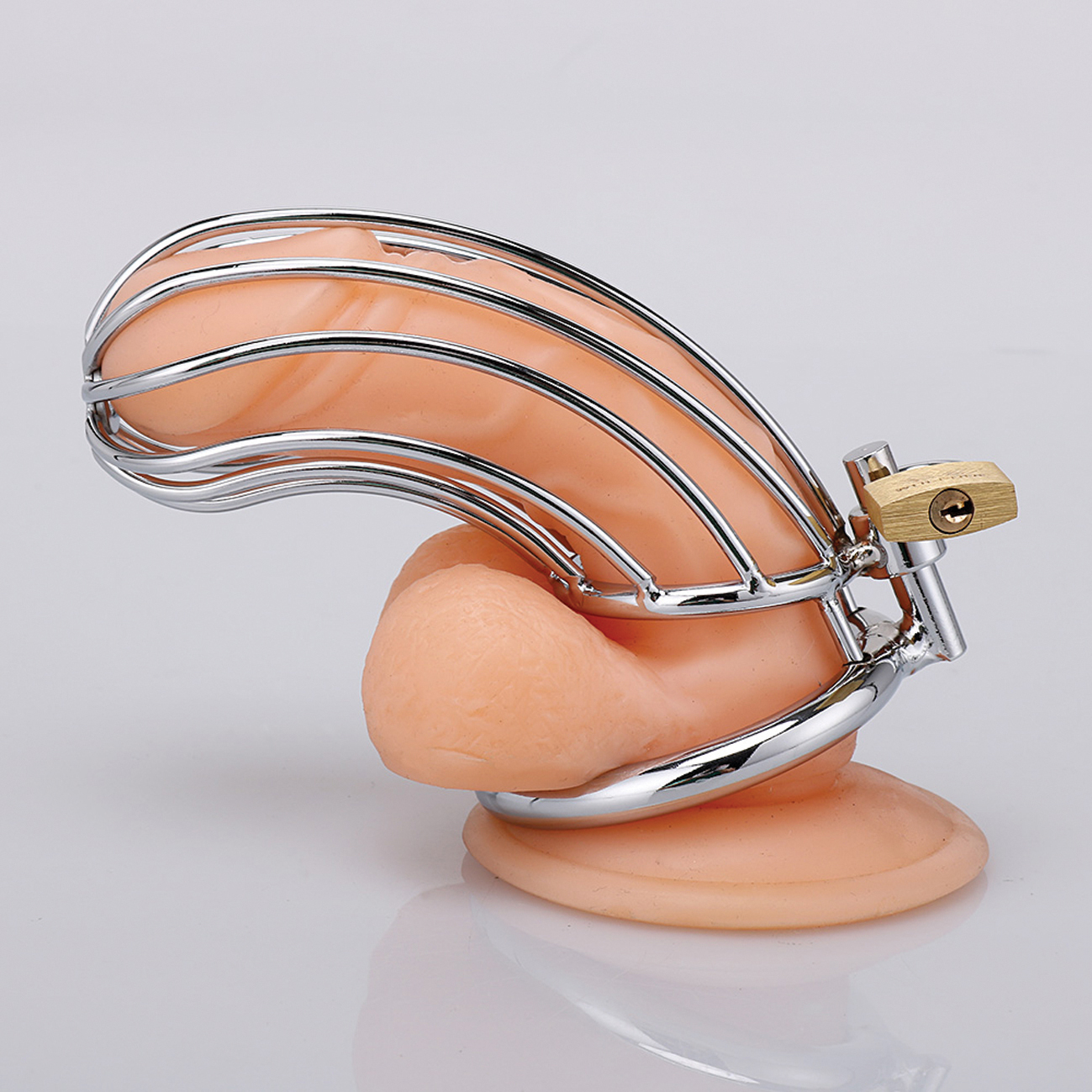 XX-DREAMSTOYS Metal Cock Cage Banana Shape