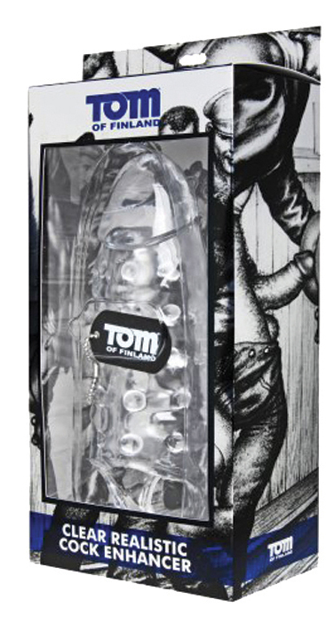 TOM OF FINLAND Clear Realistic Cock Enhancer