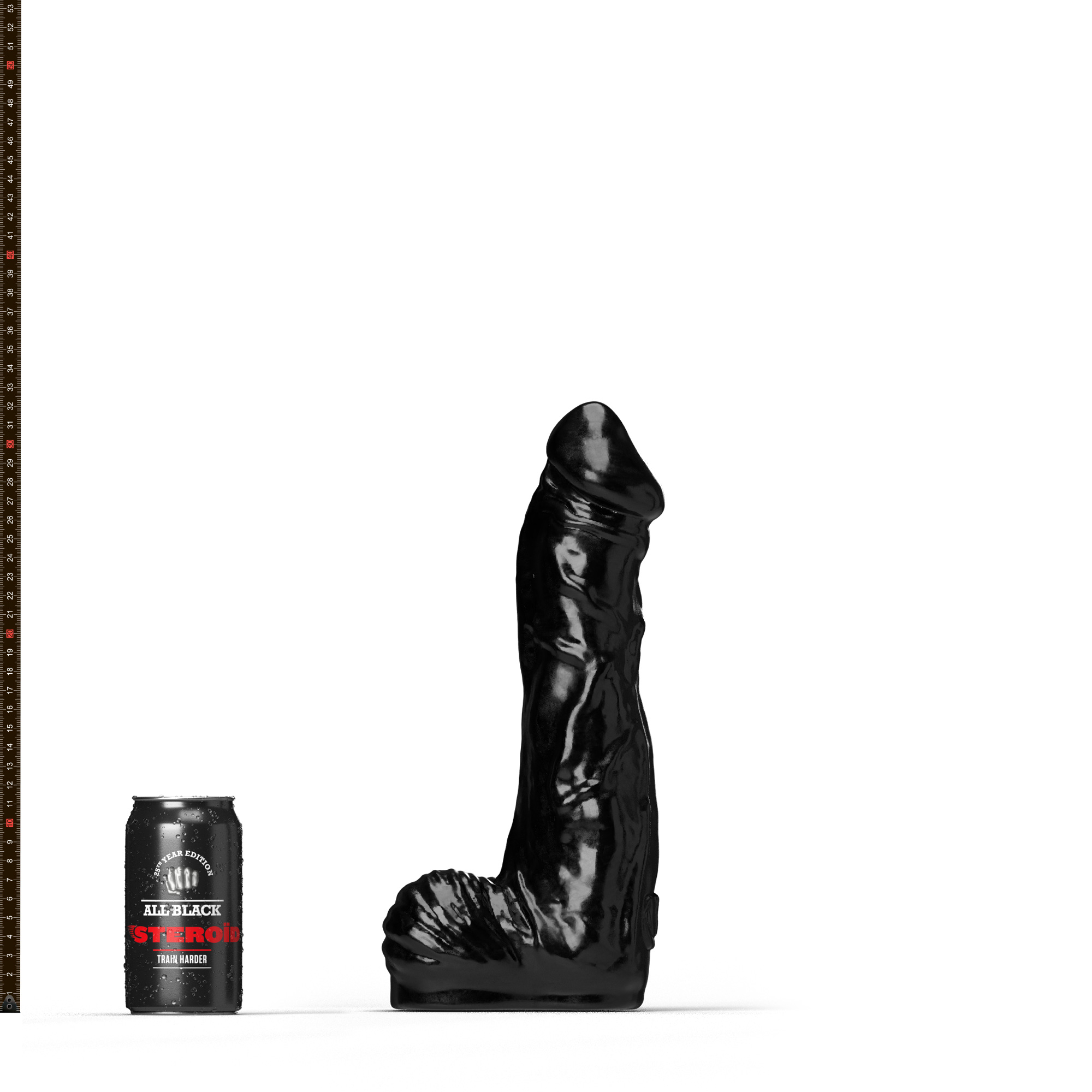600000009625_5 ALL BLACK STEROID Bodybuilder Black