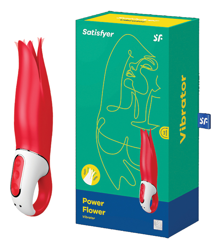 SATISFYER Vibes Power Flower red