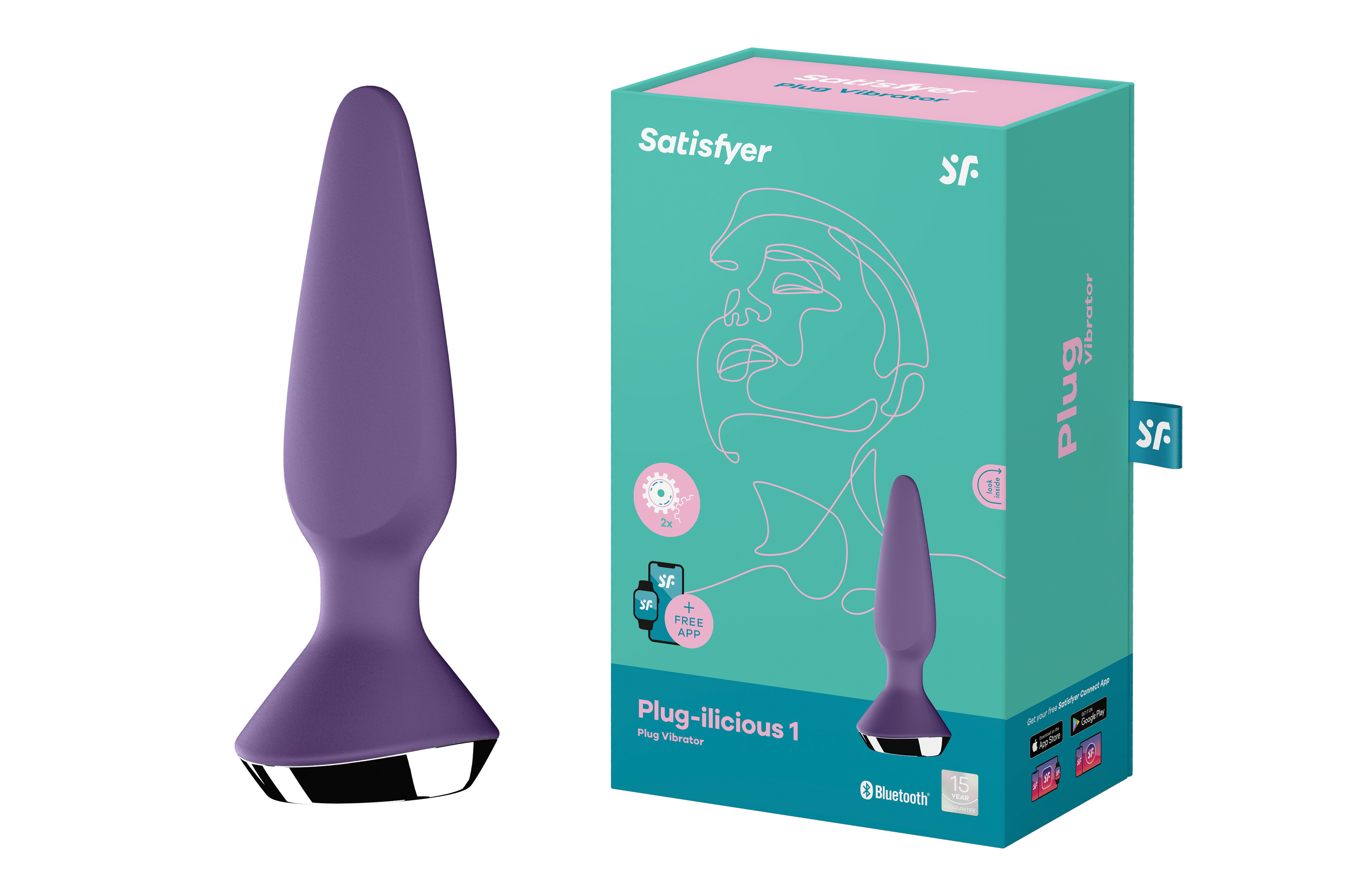 SATISFYER Plug-ilicious 1 purple