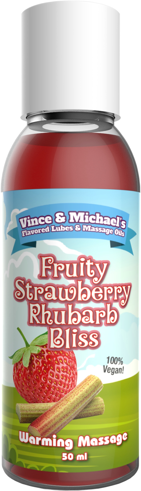 VINCE & MICHAEL's Warming Fruity Strawberry Rhubarb Bliss 50ml