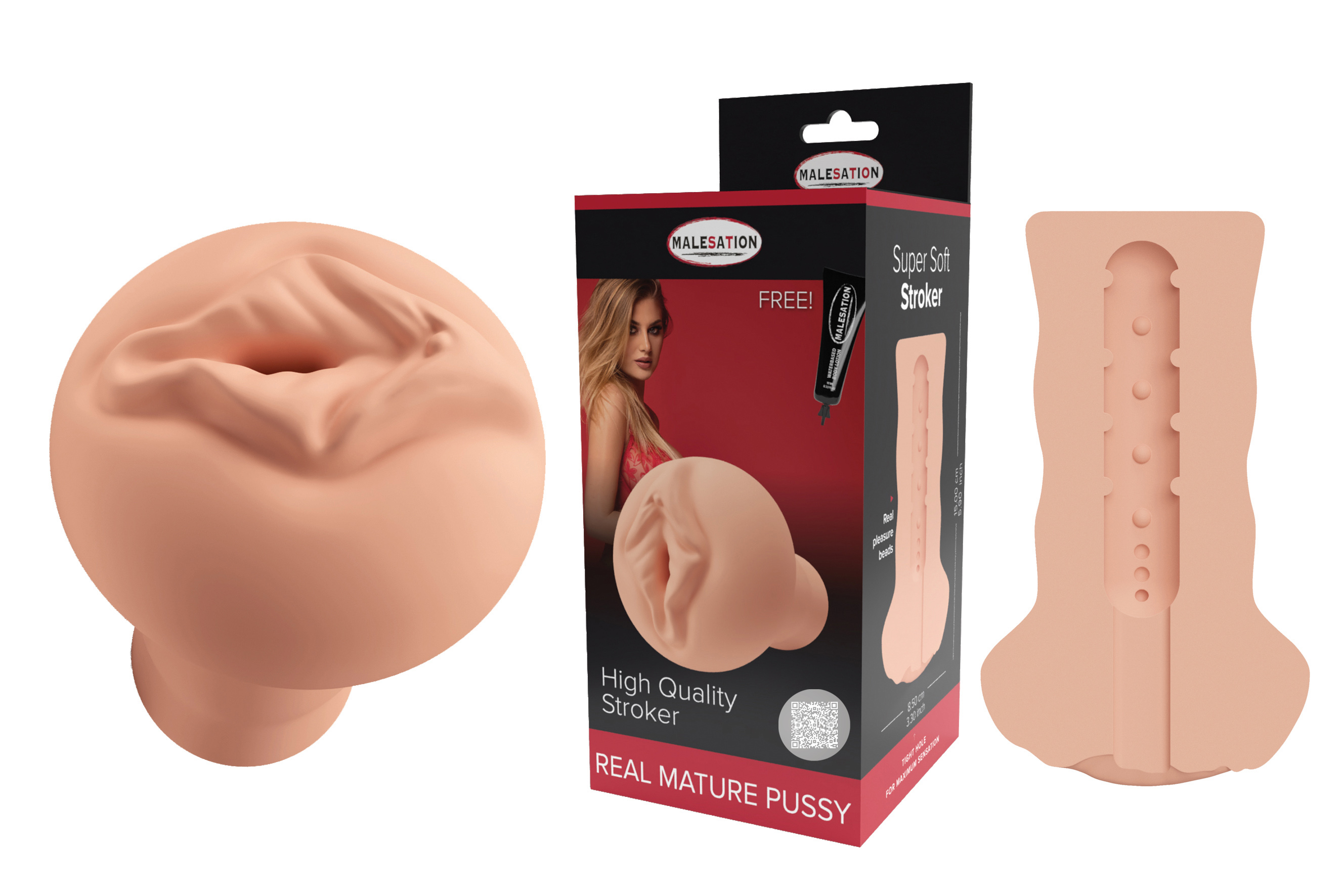 MALESATION Masturbator Real Mature Pussy Stroker