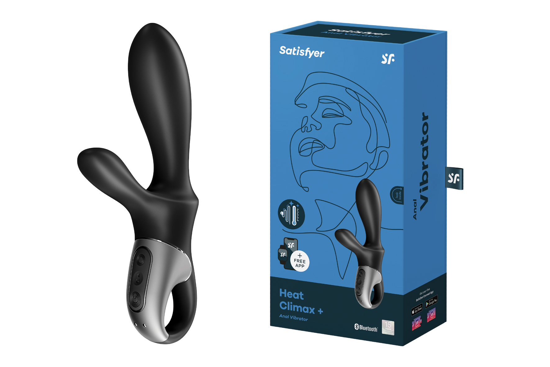 SATISFYER Heat Climax + Vibrator black