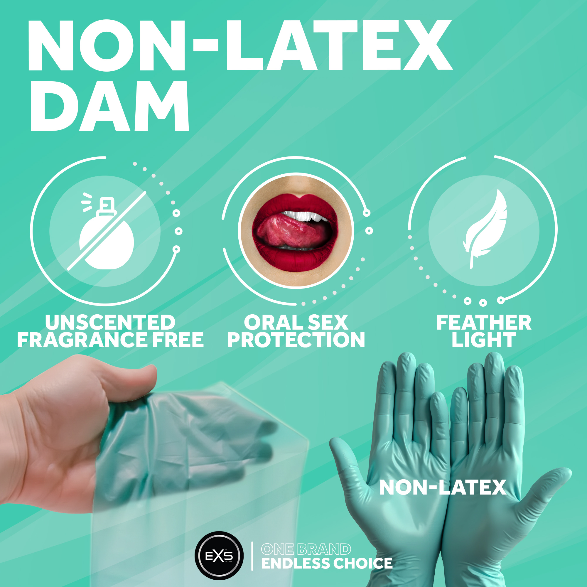 EXS Oral Dams Non-Latex (5pcs) 