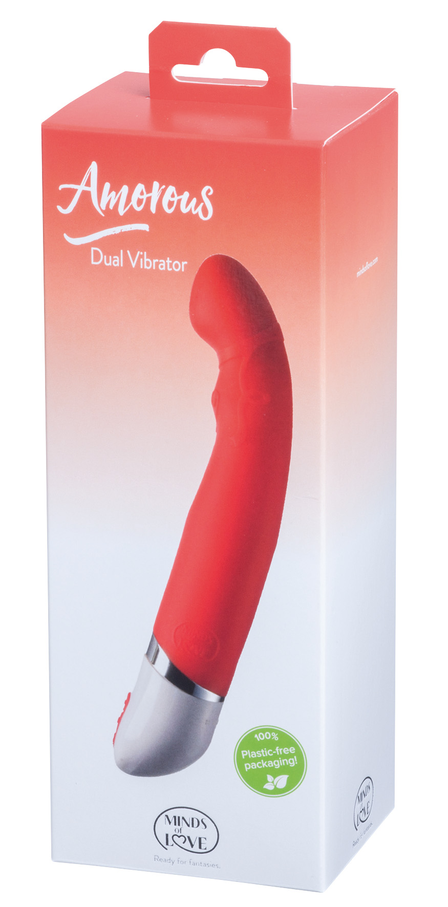 MINDS of LOVE Amorous Dual Vibrator red