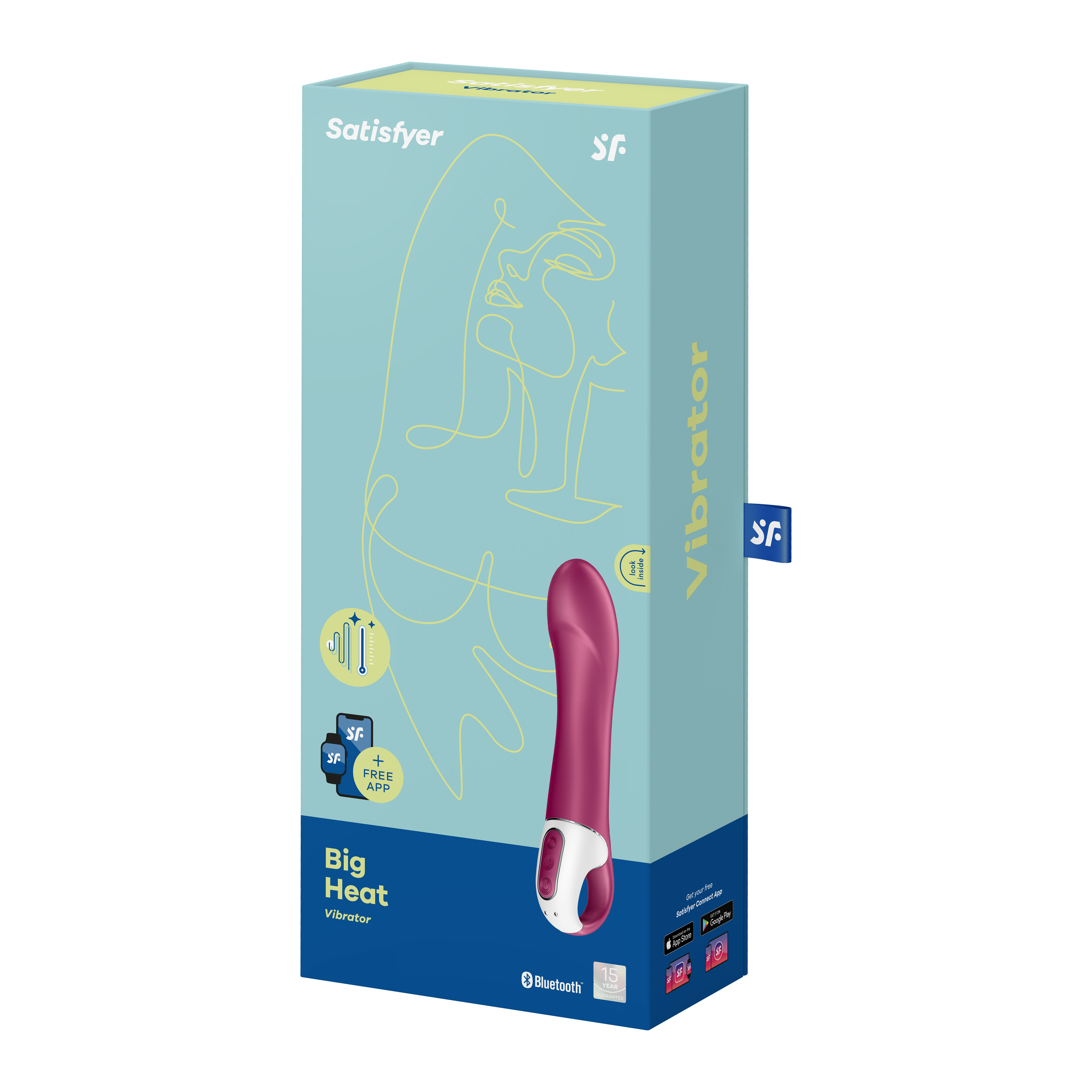 SATISFYER Big Heat Vibrator violet