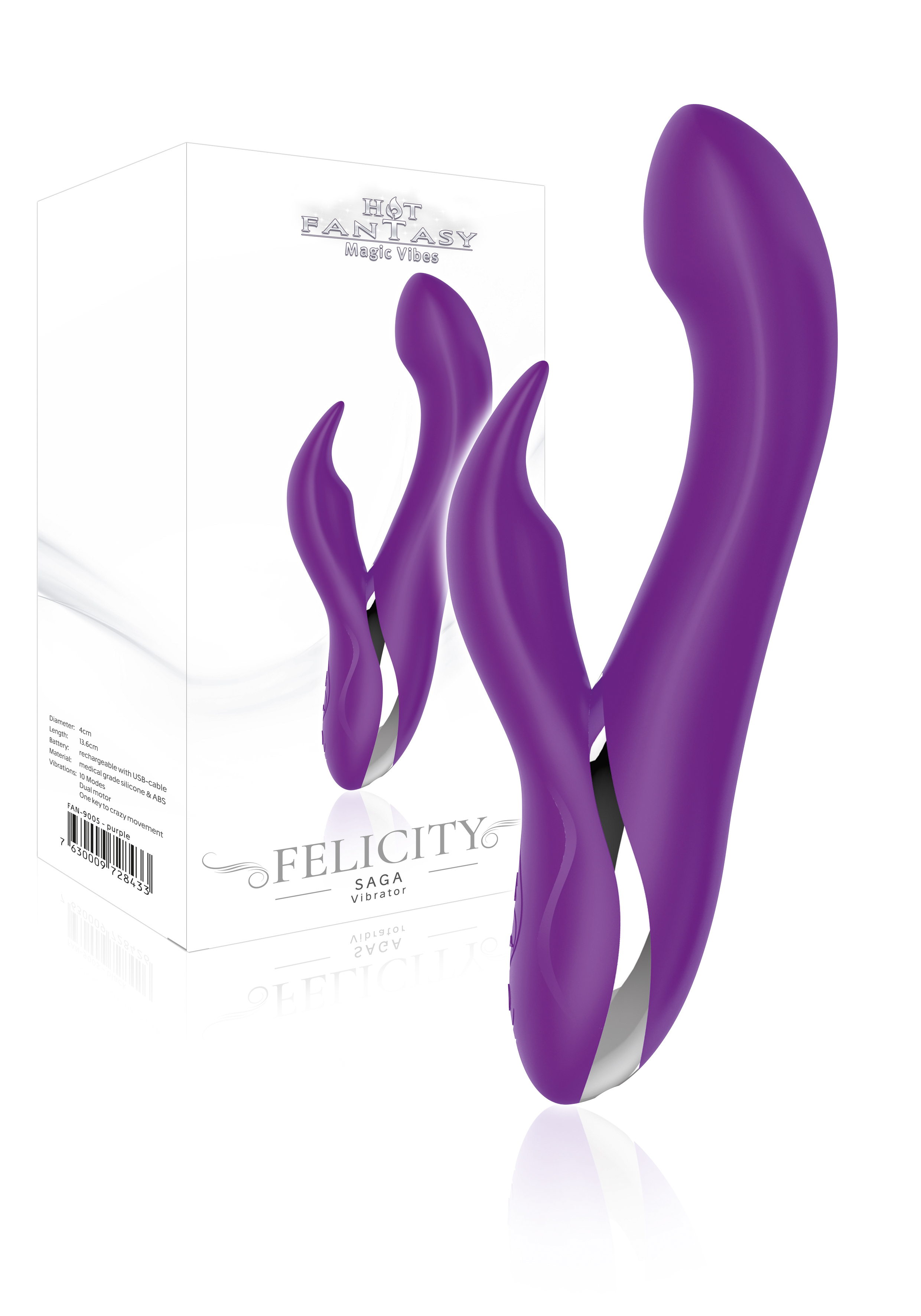 HOT FANTASY Felicity Saga Vibrator purple