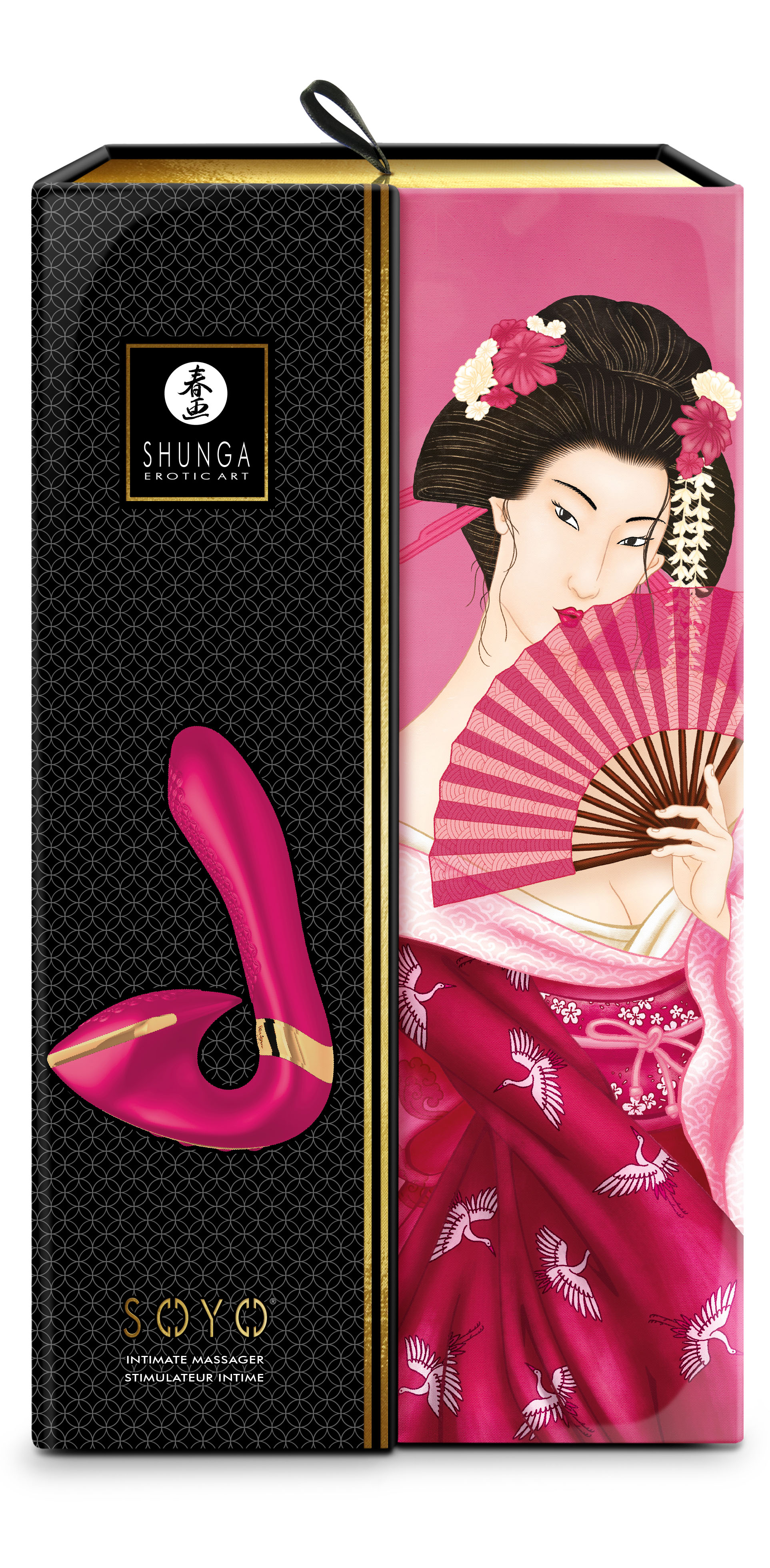 Shunga - SOYO - Intimate massager raspberry