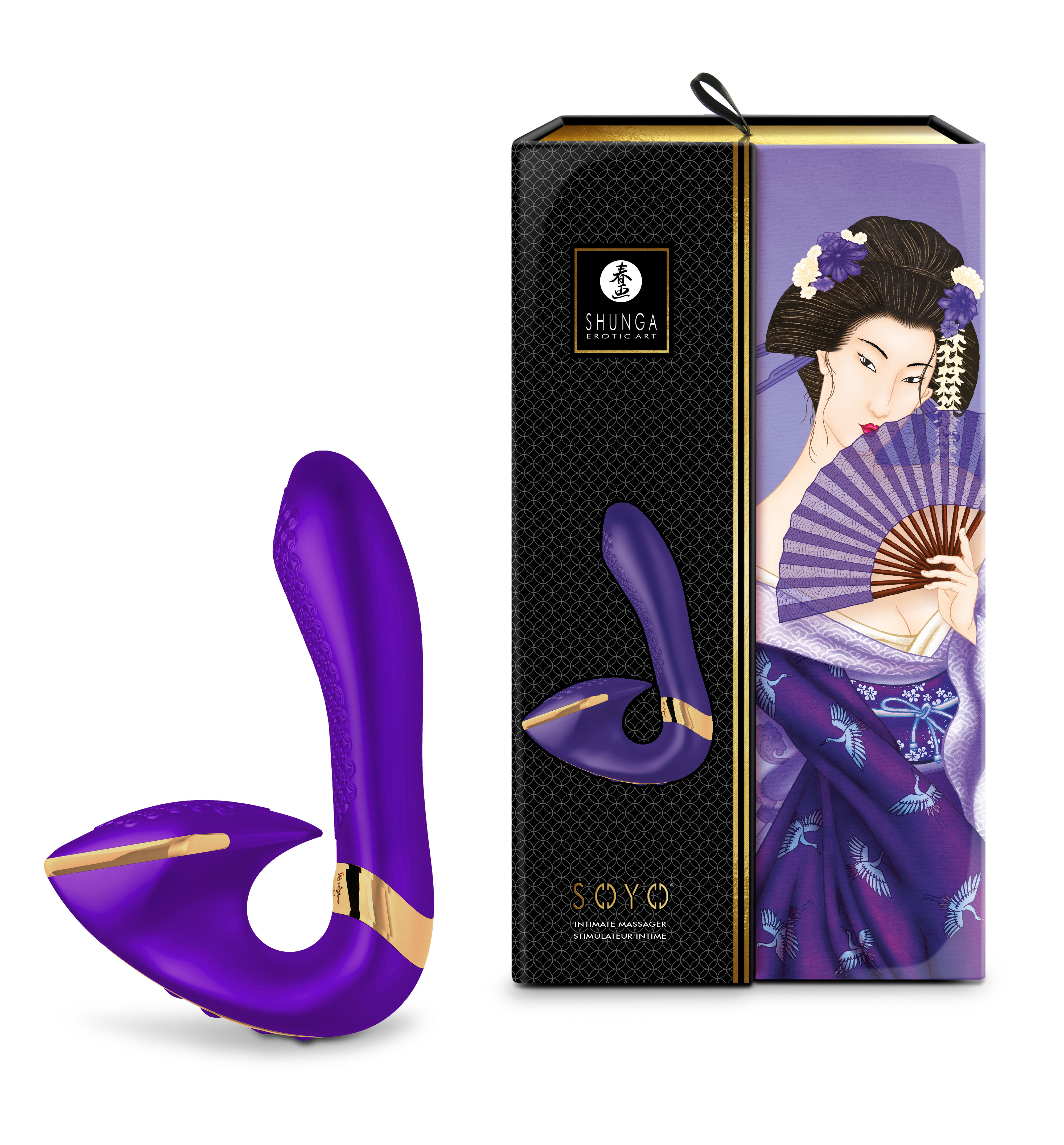 Shunga - SOYO - Intimate massager purple