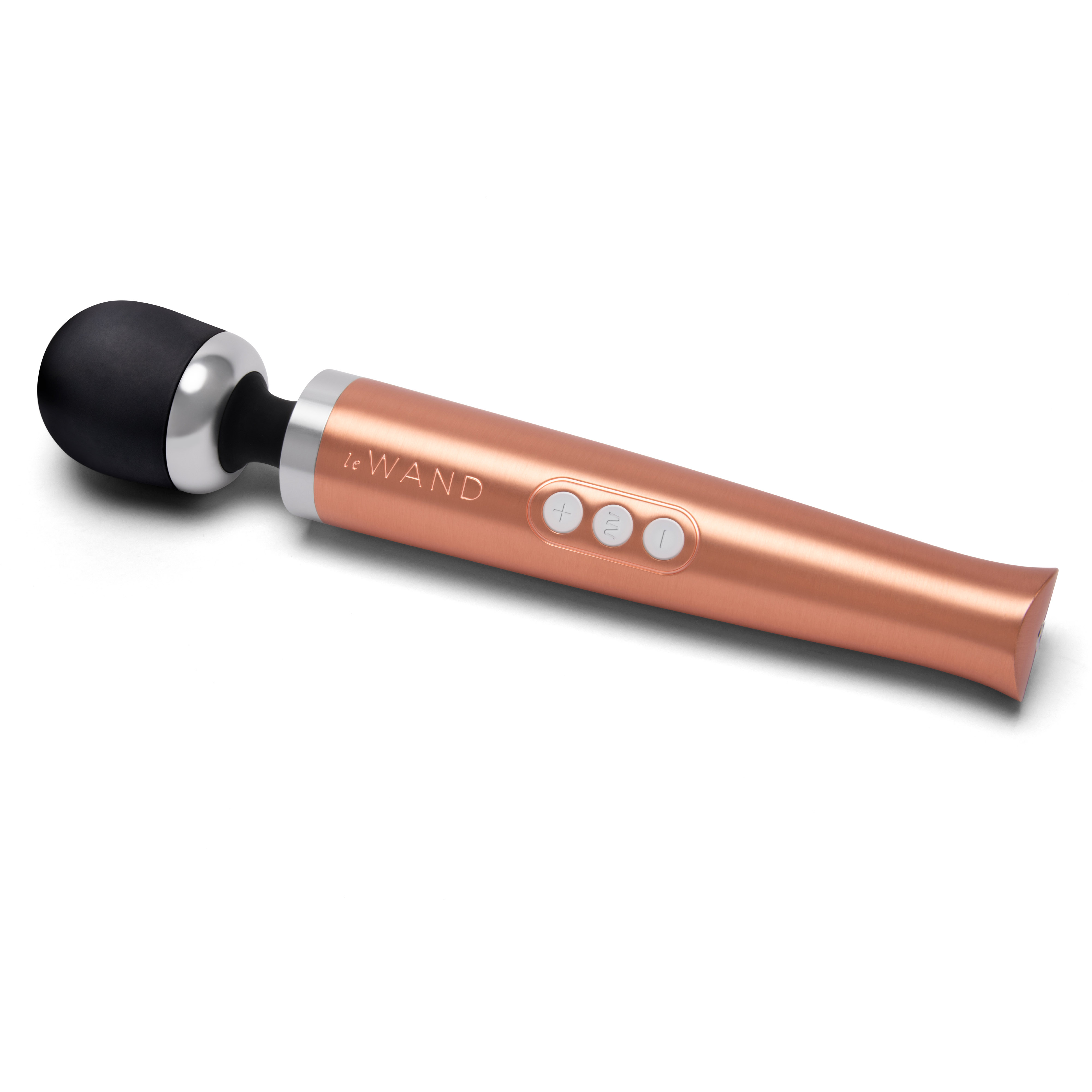 Le Wand Die Cast rechargeable massager rose gold 