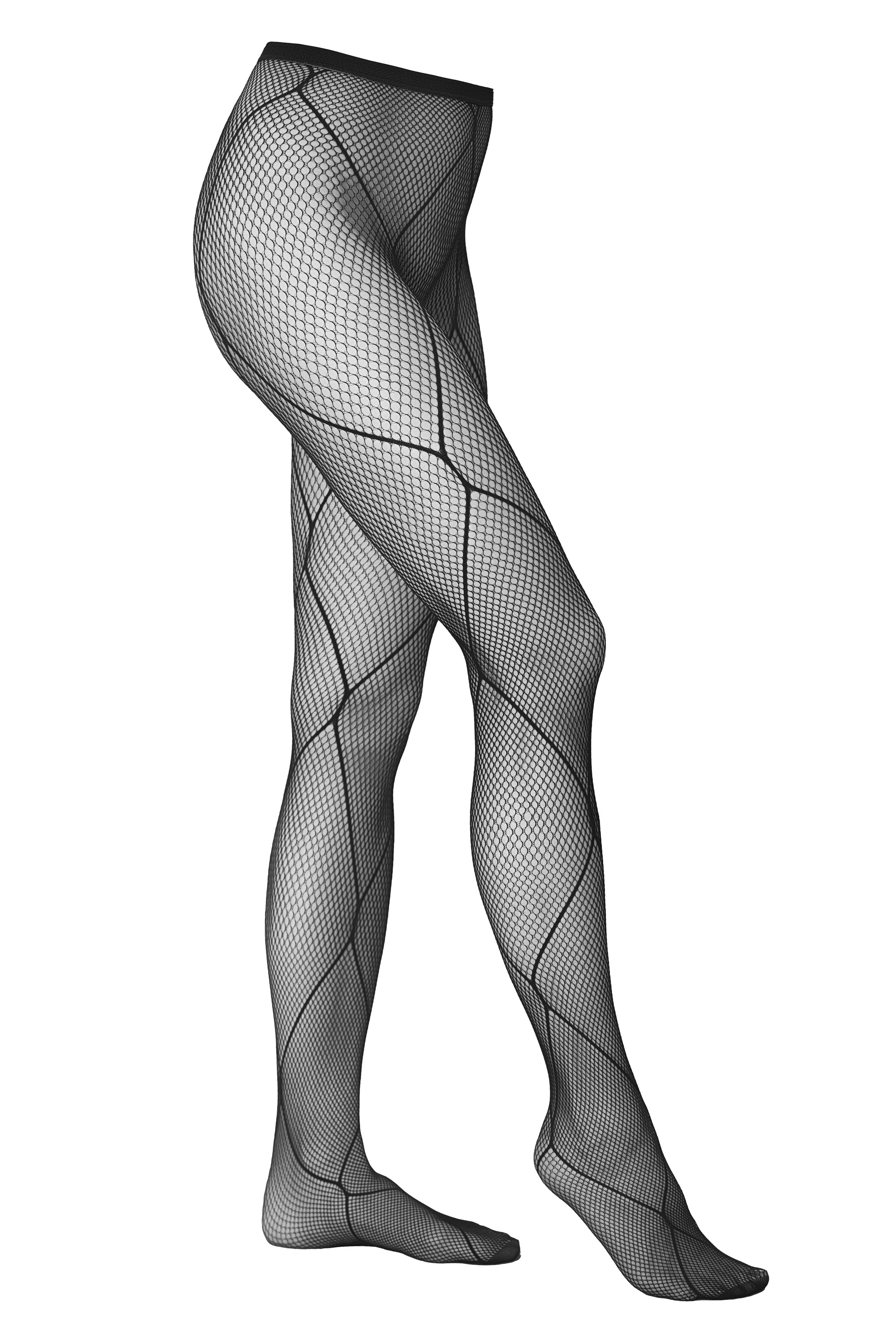 KOTEK Strumpfhose Fishnet T005 schwarz S/M