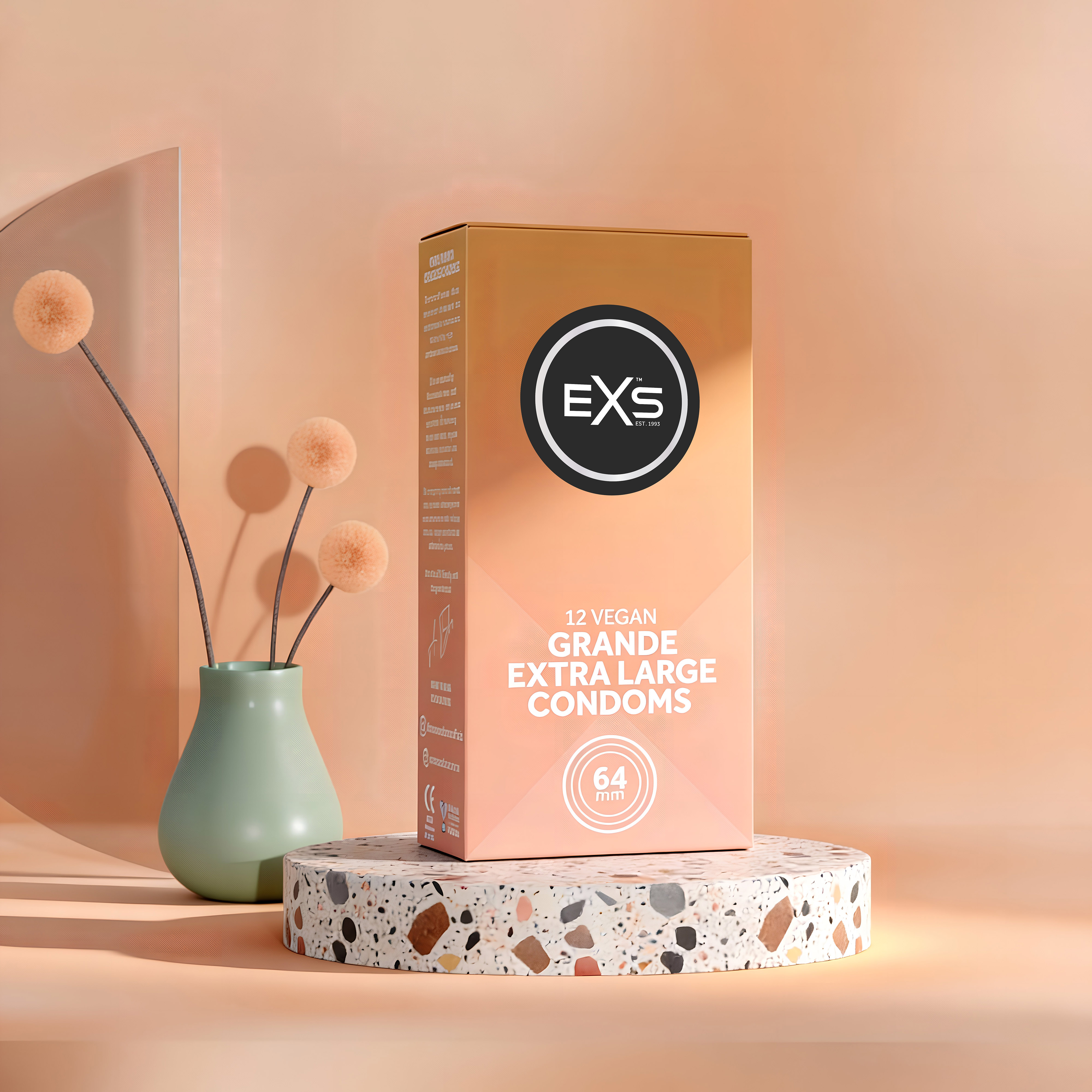 EXS Grande 64mm condoms (12pcs)