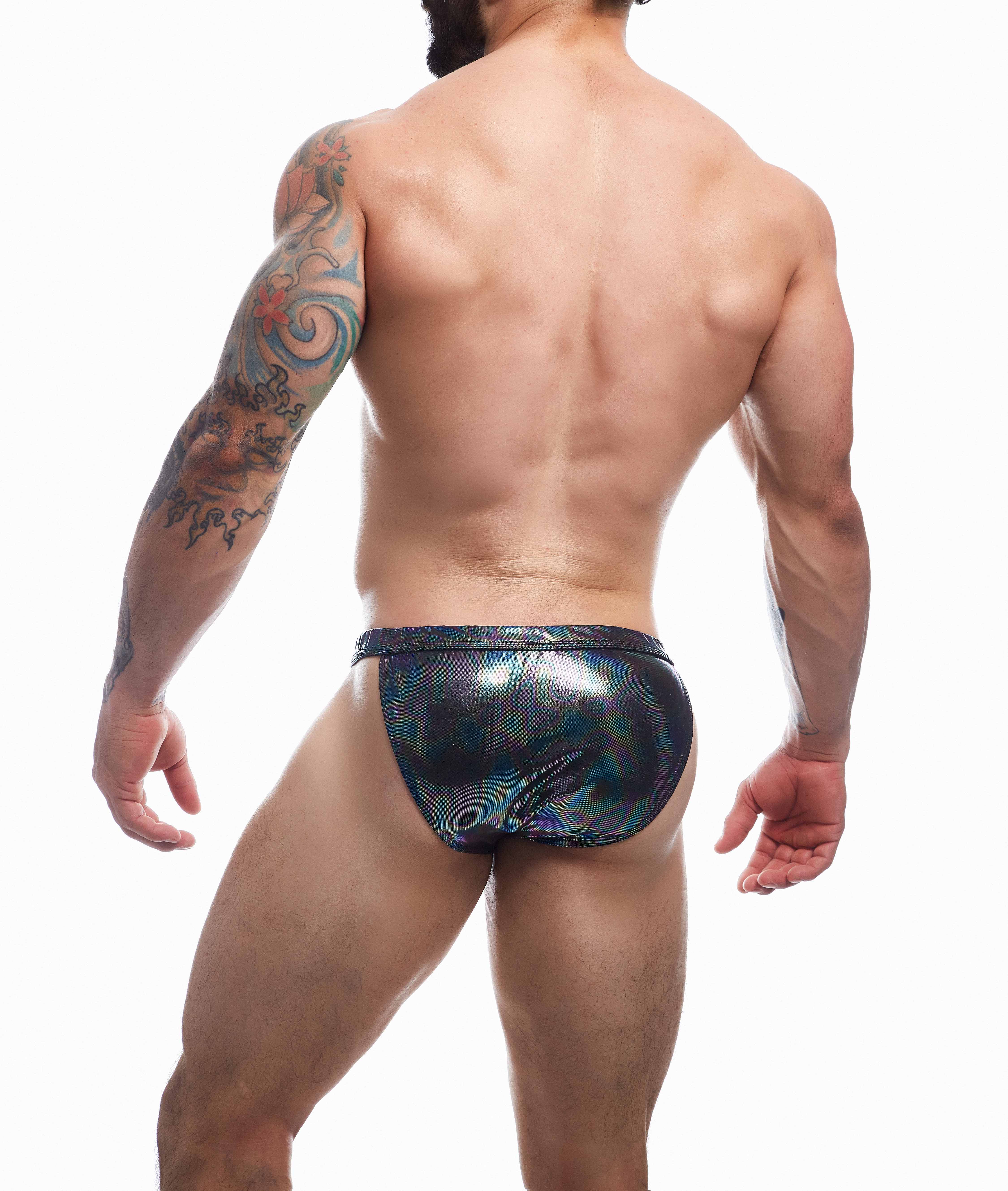 C4M Emerald Clip Tanga Brief Black S