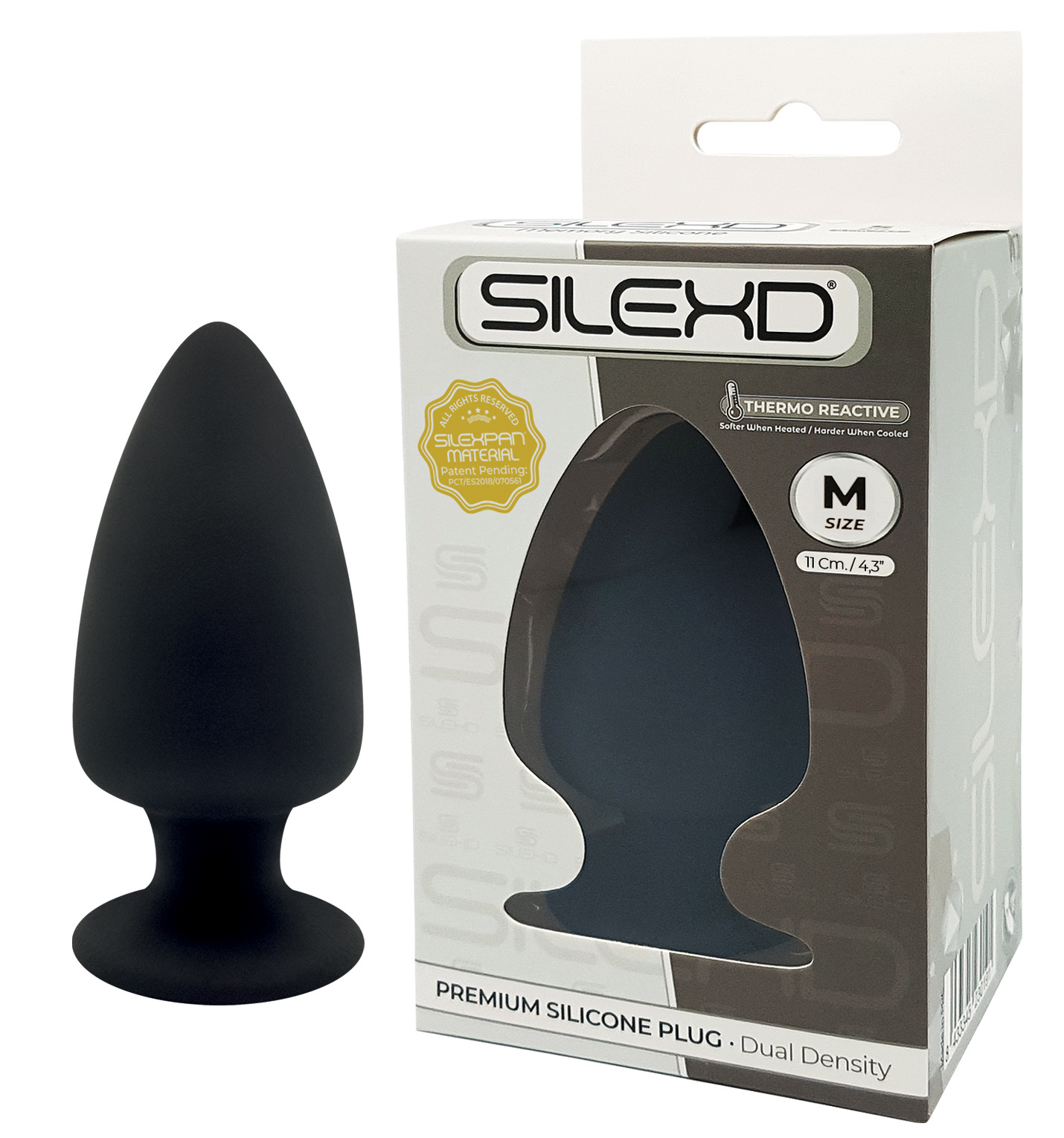 SILEXD Model 1 Silicone Plug M black