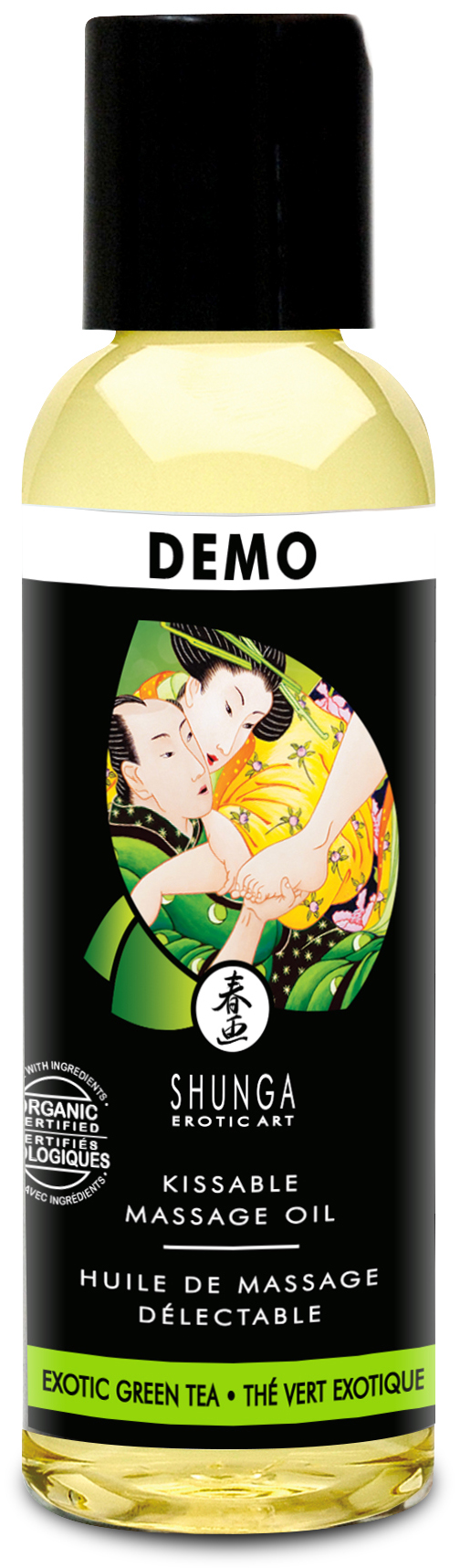SHUNGA Massage Öl Organica Green Tea 60ml TESTER