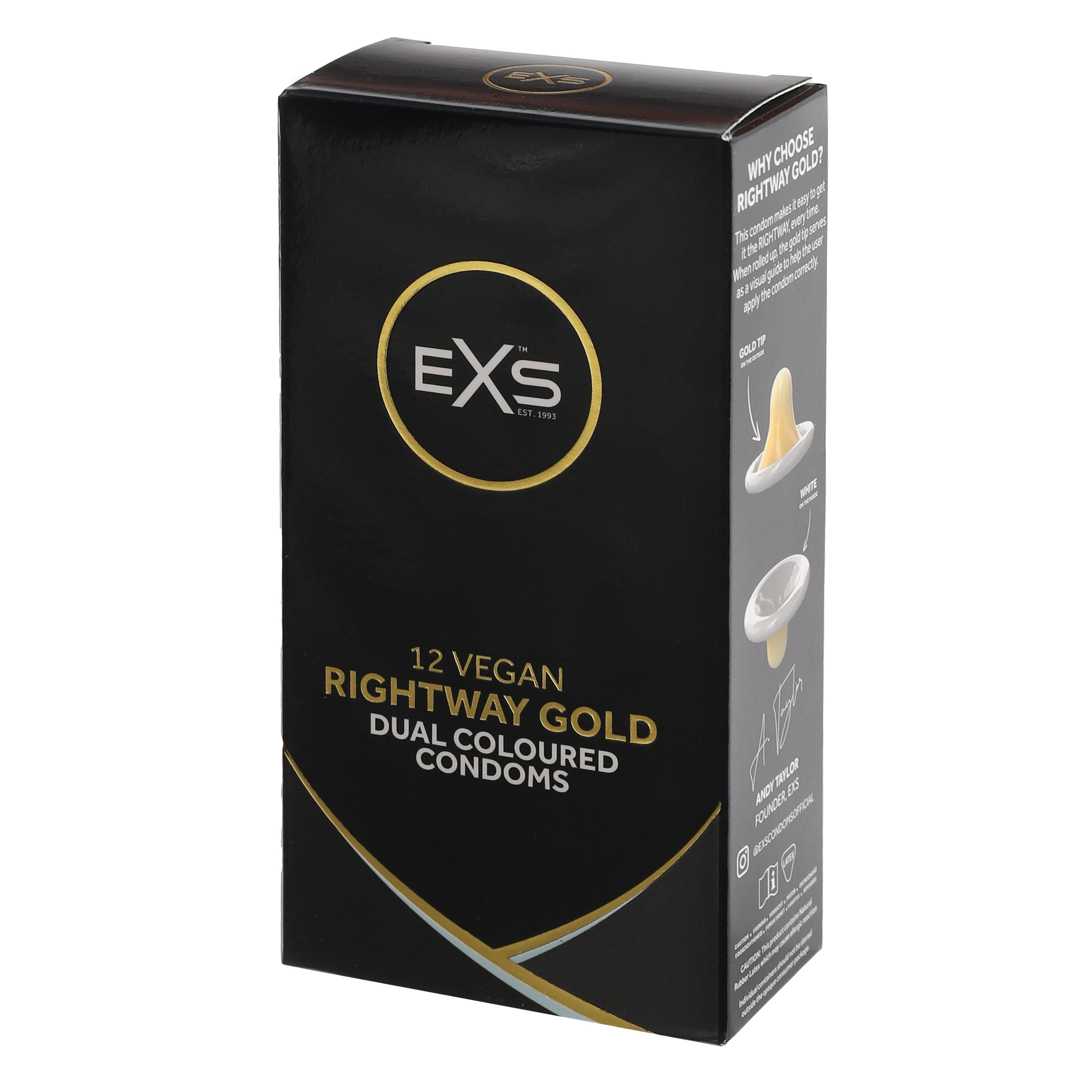 EXS Right Way Gold condoms (12pcs)