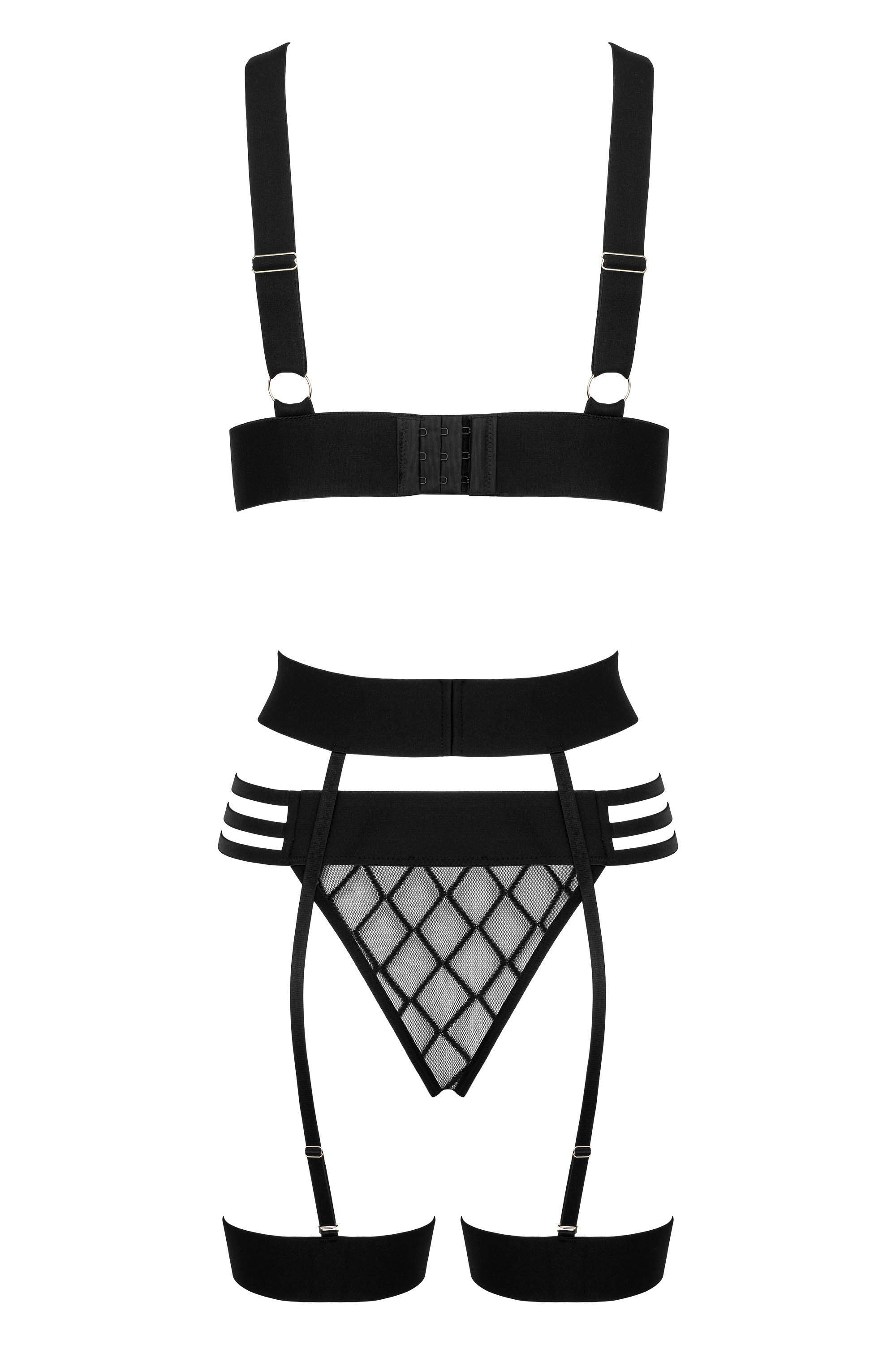 KOTEK 3er-Set THP 105 schwarz L/XL
