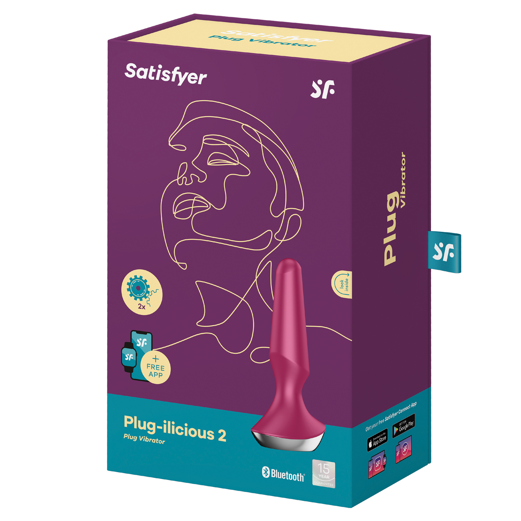 SATISFYER Plug-ilicious 2 berry