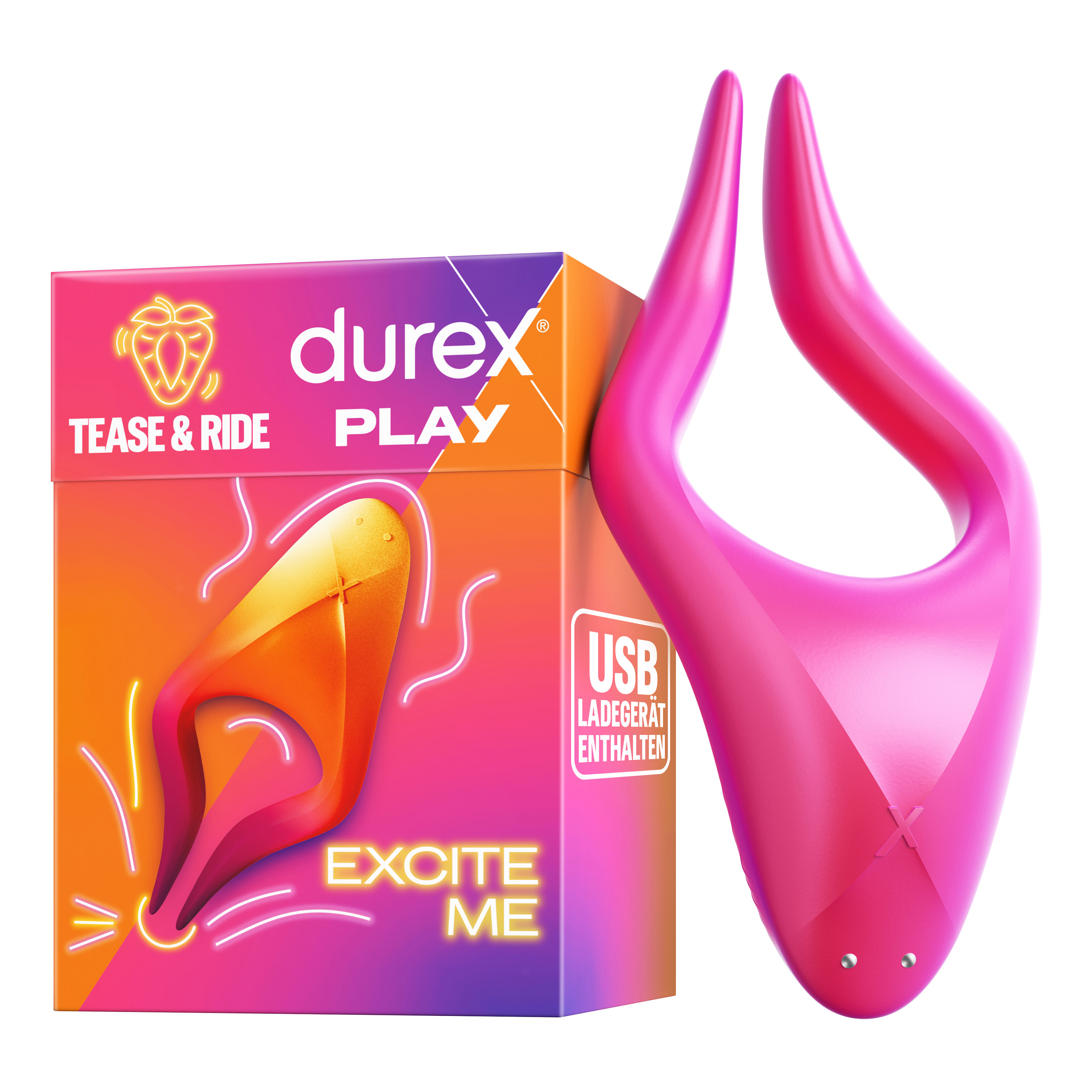 DUREX Tease & Ride Multi Erogenous Zone Stimulator 