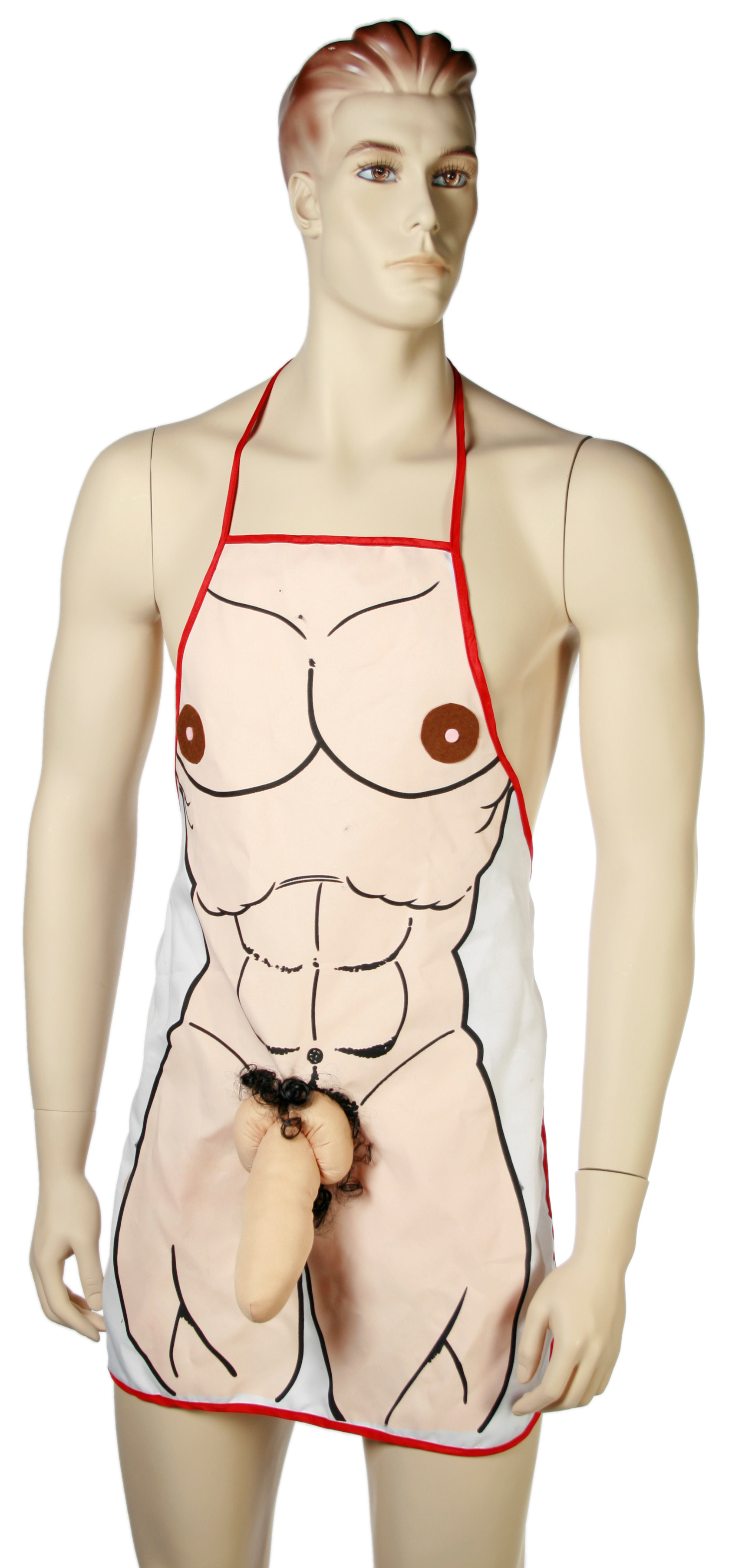 Küchenschürze "Sexy-Apron mit Plüsch-Penis"