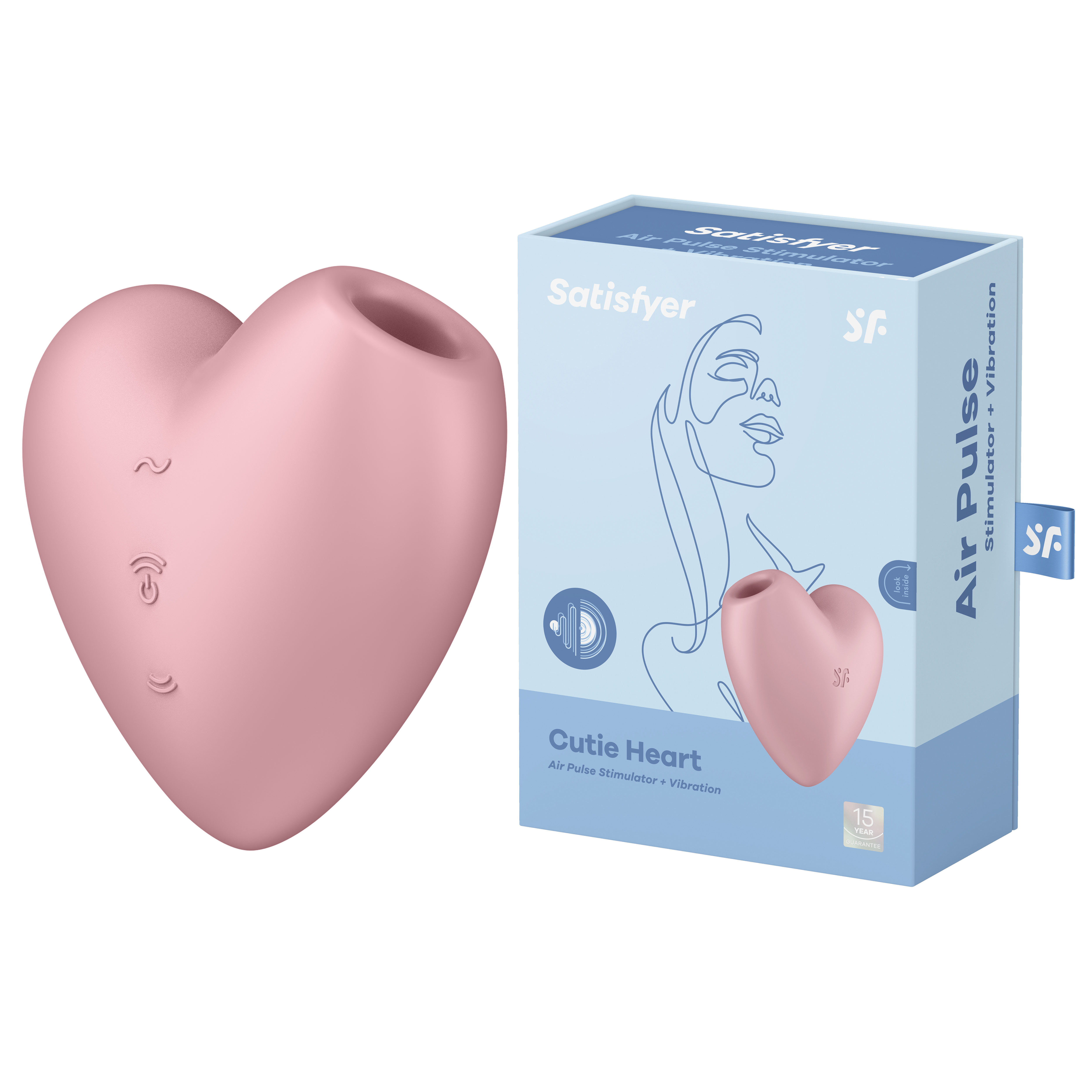 SATISFYER Cutie Heart light red