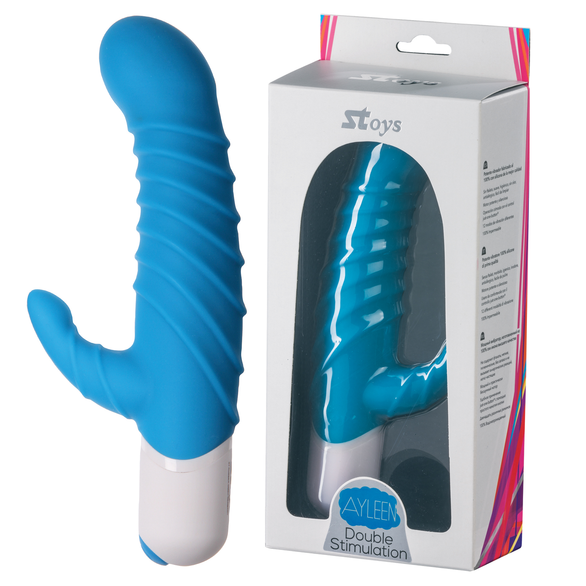 SToys Ayleen Silicone-Vibrator blau