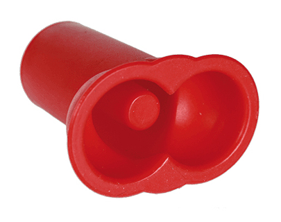 *Penis-Silikonform Eis-Shooterglas 8cm, 24er Display