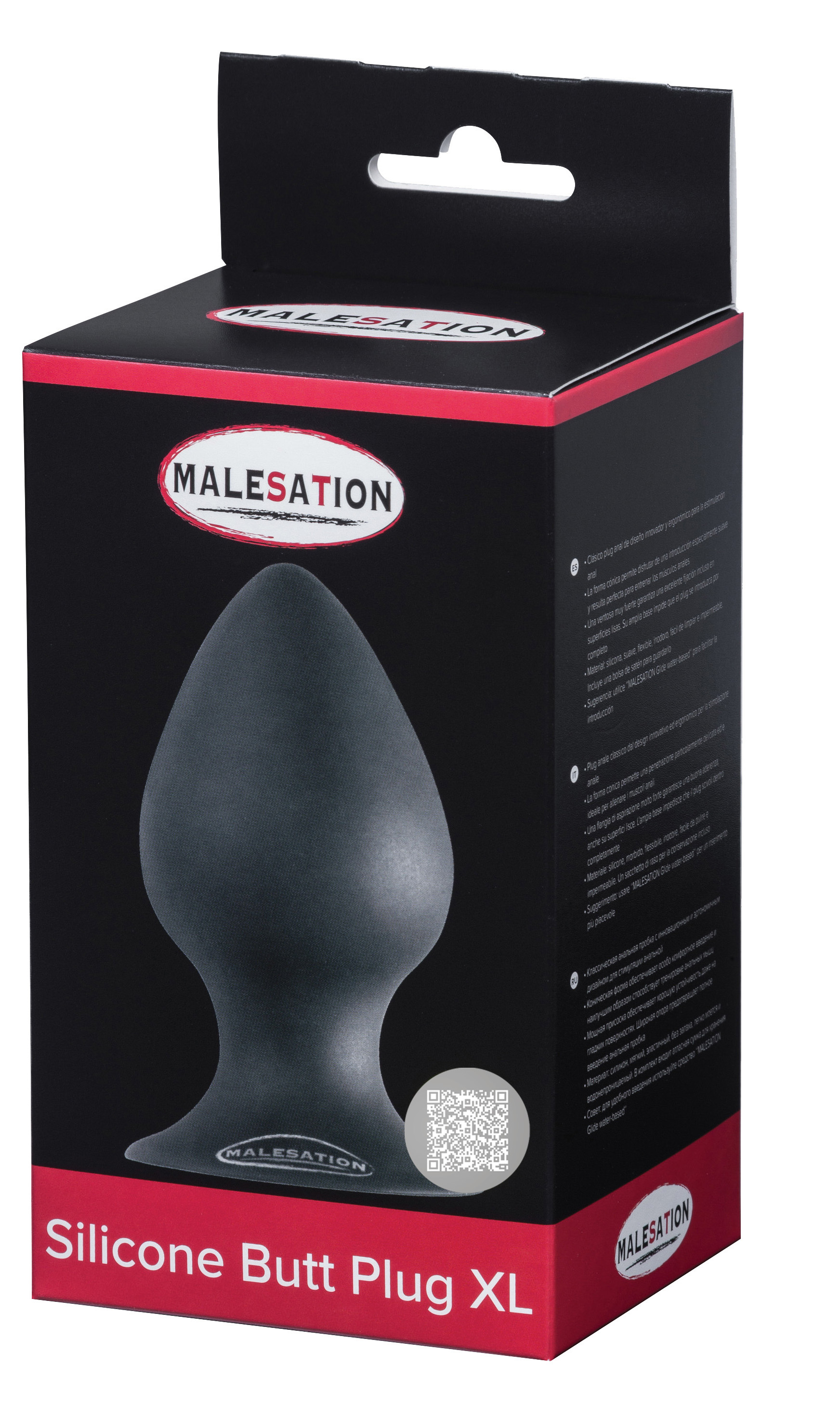 MALESATION Silicone Butt Plug XL