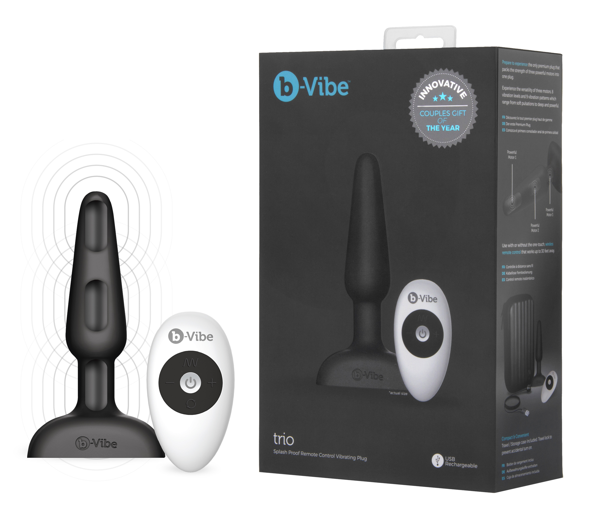 b-Vibe Trio Plug Black