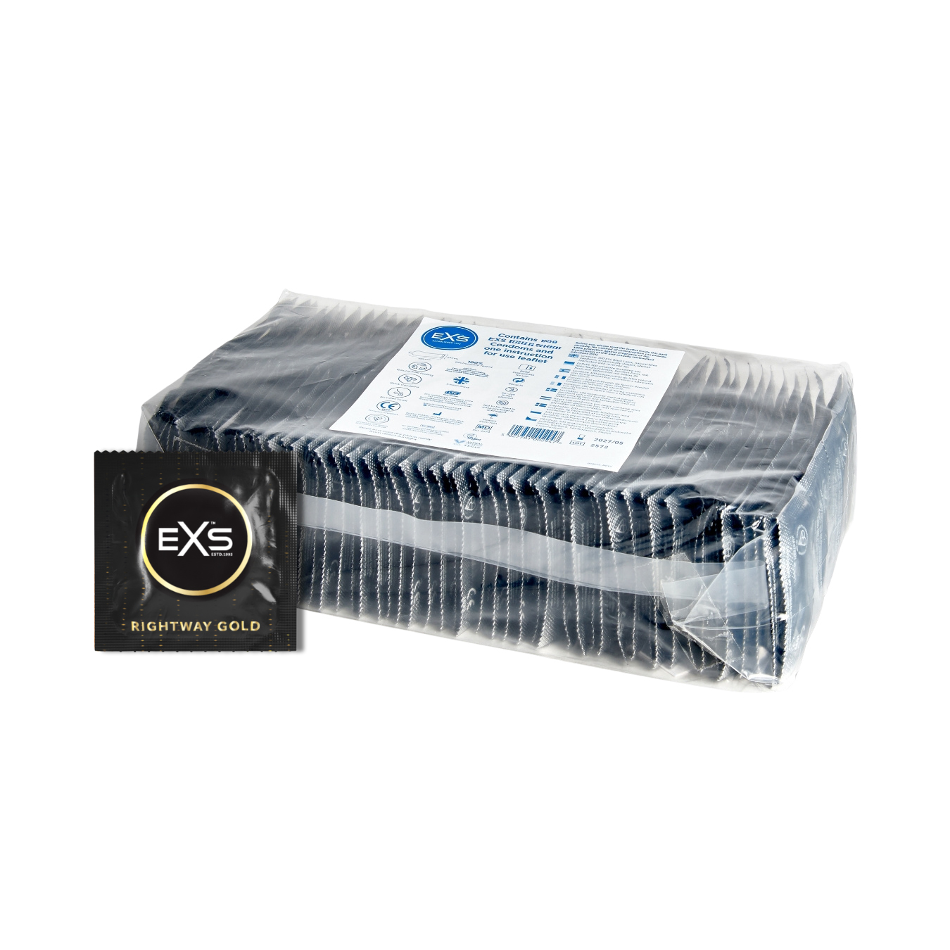 EXS Right Way Gold condoms (100pcs)
