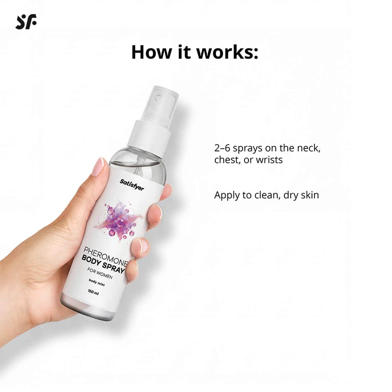 SATISFYER Pheromones Body Spray Women 150 ml