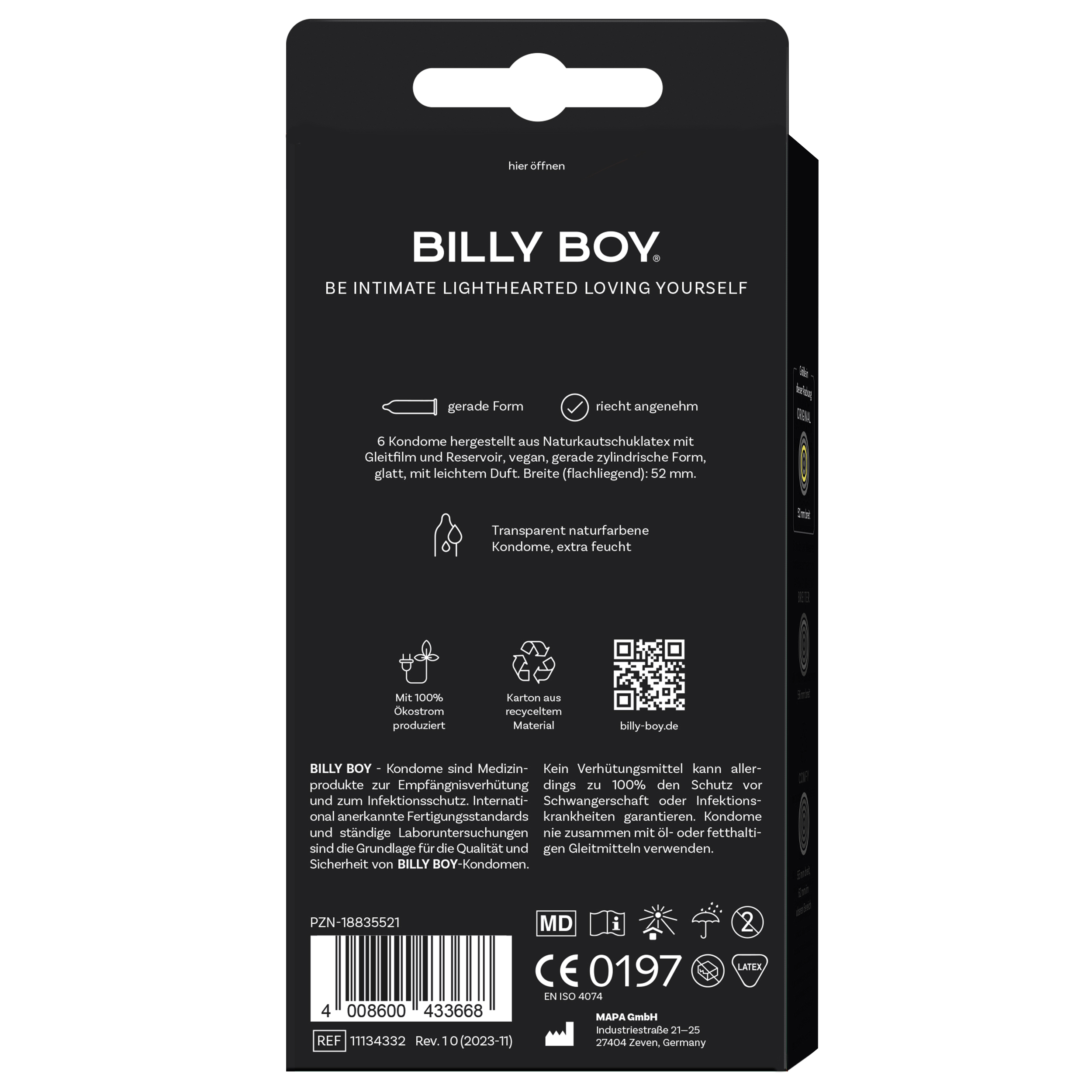 BILLY BOY Extra Feucht 6 St. SB-Pack.