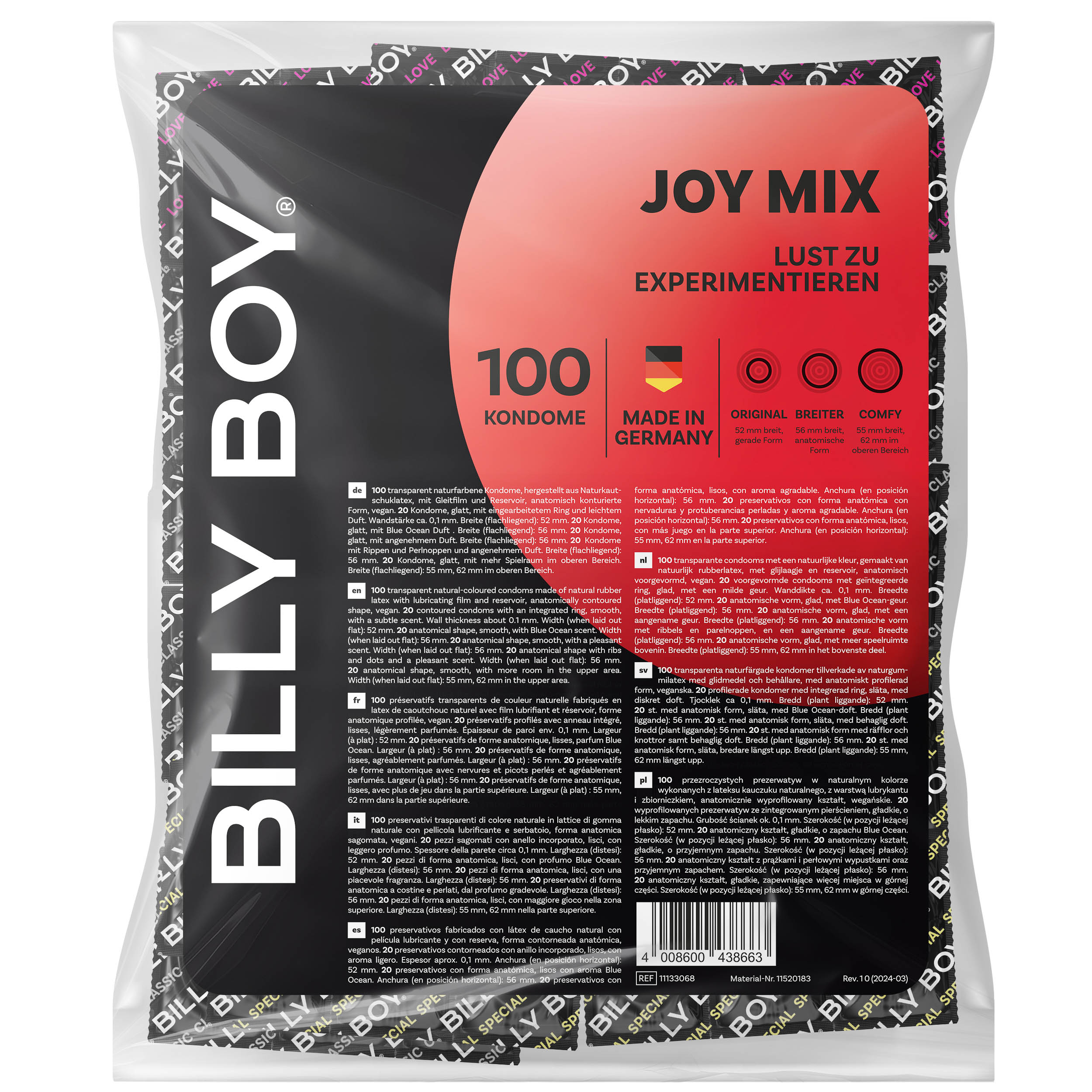 BILLY BOY Joy Mix 100er Btl.