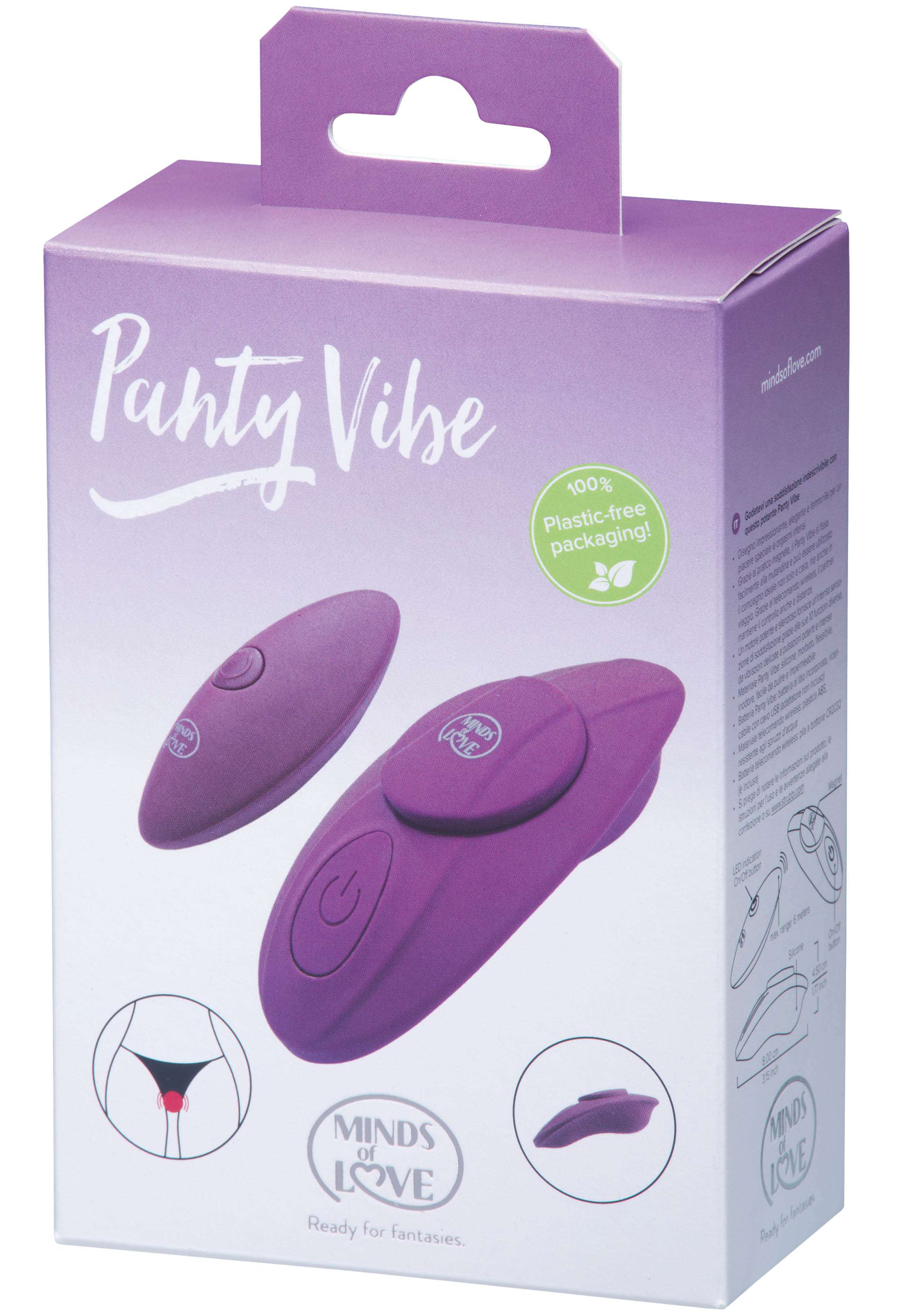 MINDS of LOVE Panty Vibe violett-rot MINDS of LOVE Panty Vibe violett-rot
