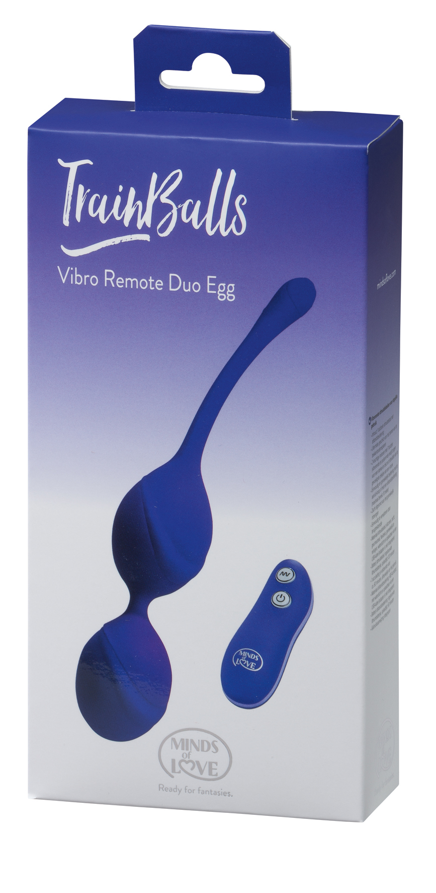 MINDS of LOVE TrainBalls Vibro Remote Duo Egg lila